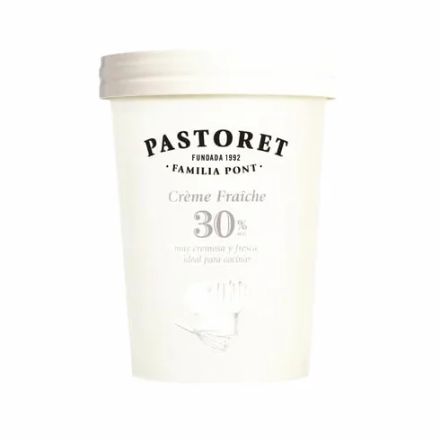 EL PASTORET Crema fresca de nata para cocinar Crème Fraîche 500 g Pack 3 ud