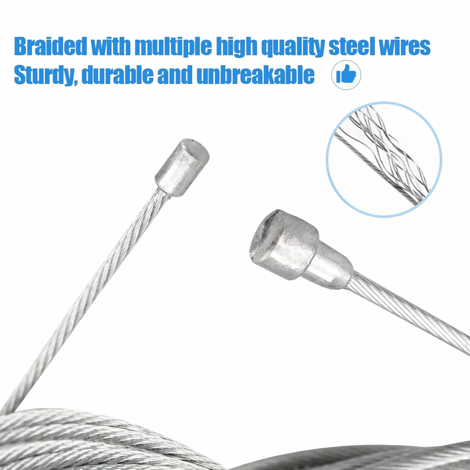 2pcs 2m Kit De ReparacióN Universal Cable De Acelerador Cable De Cambio Cable De Embrague Bicicleta Scooter Ciclomotor Con 9 Conectores Motocicleta Cable Universal Para Ciclomotor, Bicicleta, Scooter
