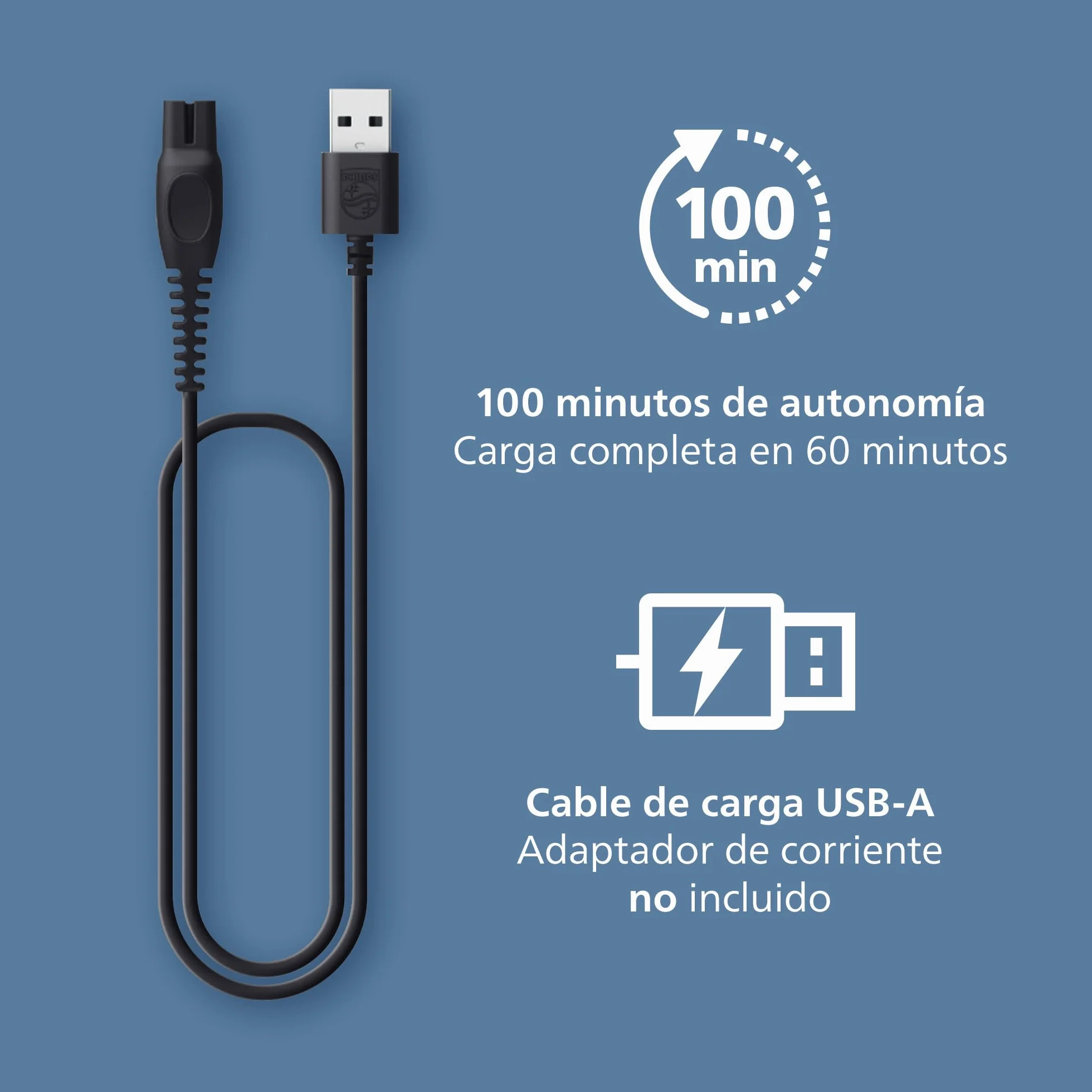 Philips Recortadora de Barba Series 5000 Hombre BT5765/15, Cuchillas Autoafilables, 40 Posiciones, Sensor de Barba, Resistente al Agua