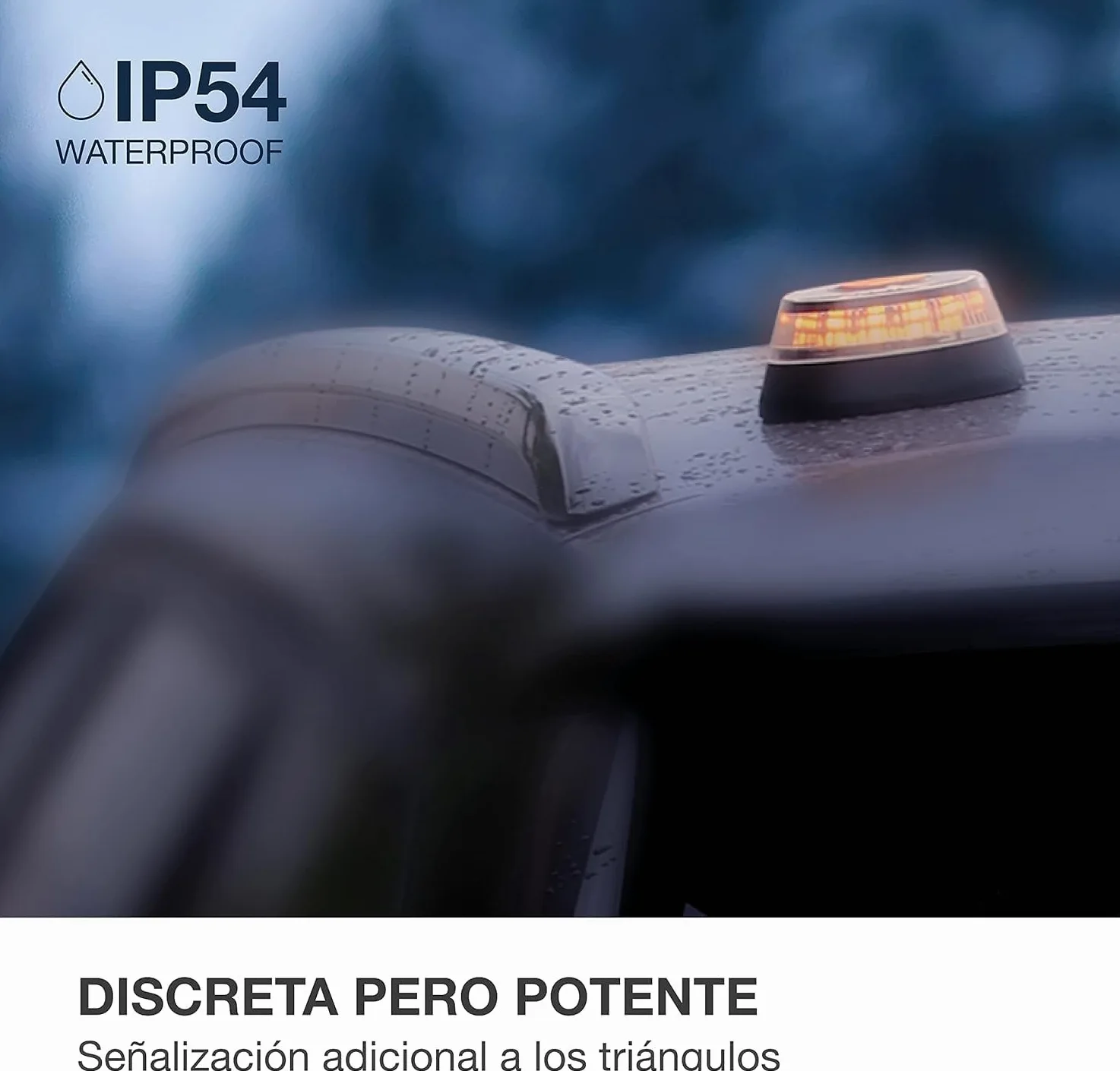 Luz Emergencia V16 Homologada DGT aprovada con Geolocalización, Baliza Coche Conectada DGT 3.0, Datos Incluidos hasta 2038, Kit de Emergencia para coche, obligatoria 2026!