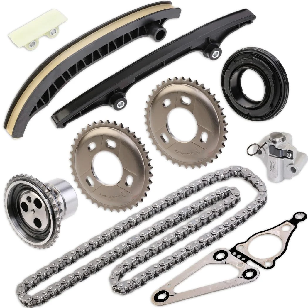 RIDEX 1389T2552 Kit de cadena de distribución con juntas con rueda dentada Compatible con FORD Transit Custom V362 Furgón FY, FZ