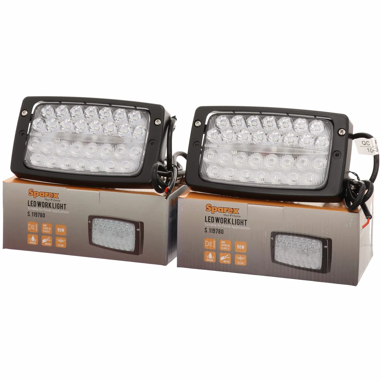 2 x Faro de Trabajo LED Fendt/Massey Fergusson/Case, Tipo Hella 60W - 3280 Lúmenes