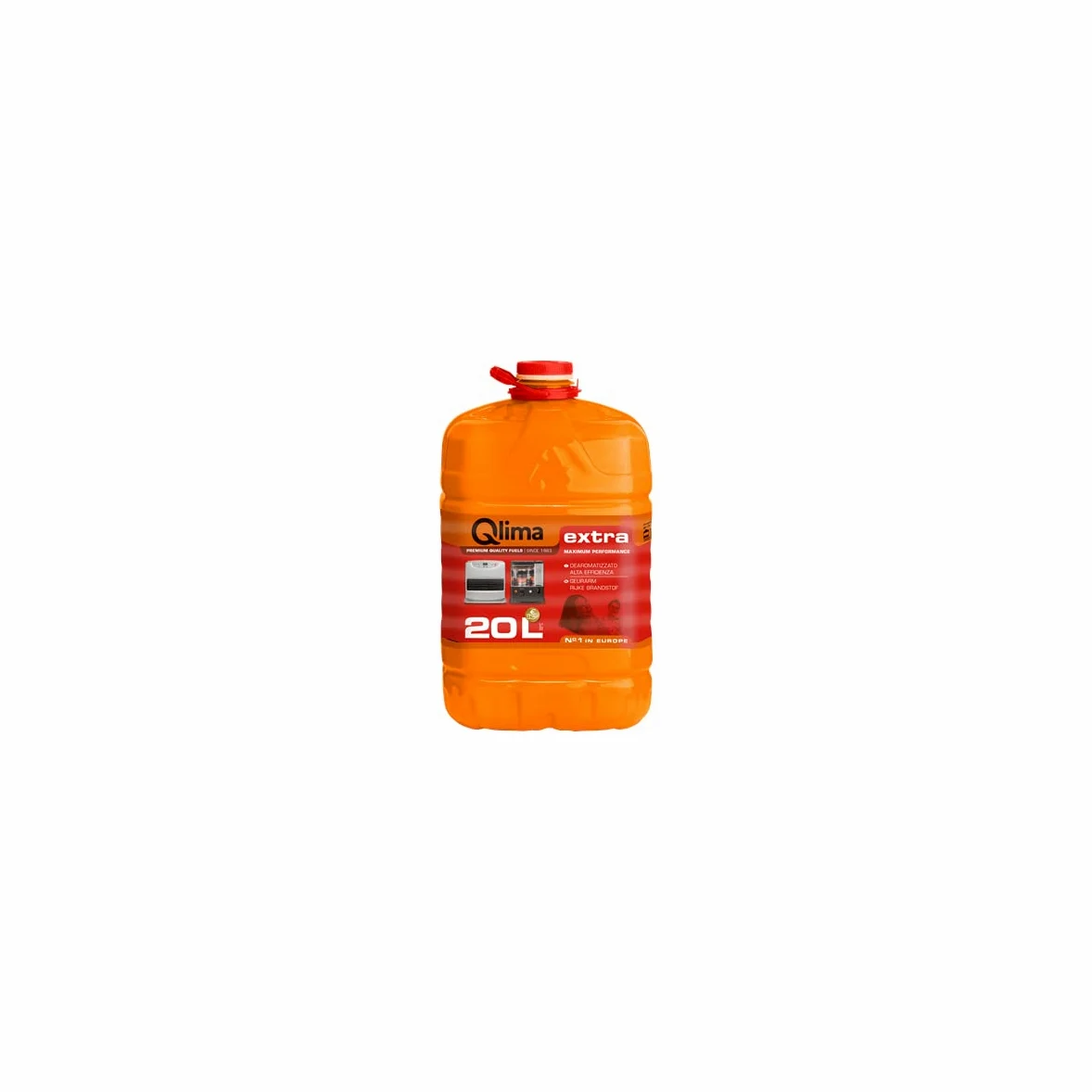 Qlima - Combustible para Estufas de Parafina, Bajo Olor y Alta eficiencia, 20 Litros