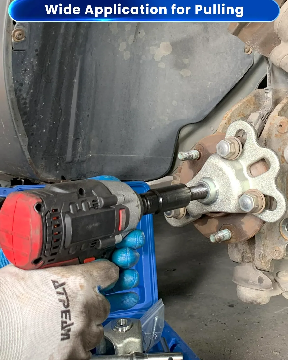 ATPEAM Juego de 19 Piezas Extractor de Rodamientos con Martillo Deslizante y Alta Garra Universal para Coches y Camiones