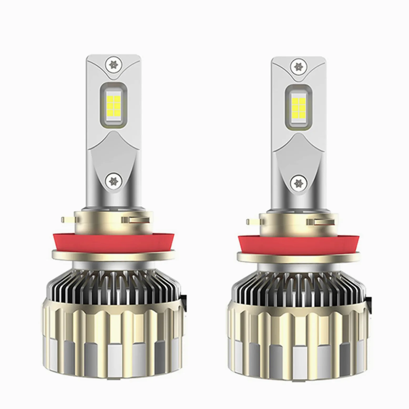 Bombillas LED para Faros Delanteros, 130 W, 400% Más Brillantes, LED Blanco Frío De 6000 K, Plug and Play, Resistente Al Agua IP68, Ventilador De Refrigeración Integrado, Paquete De 2,H1