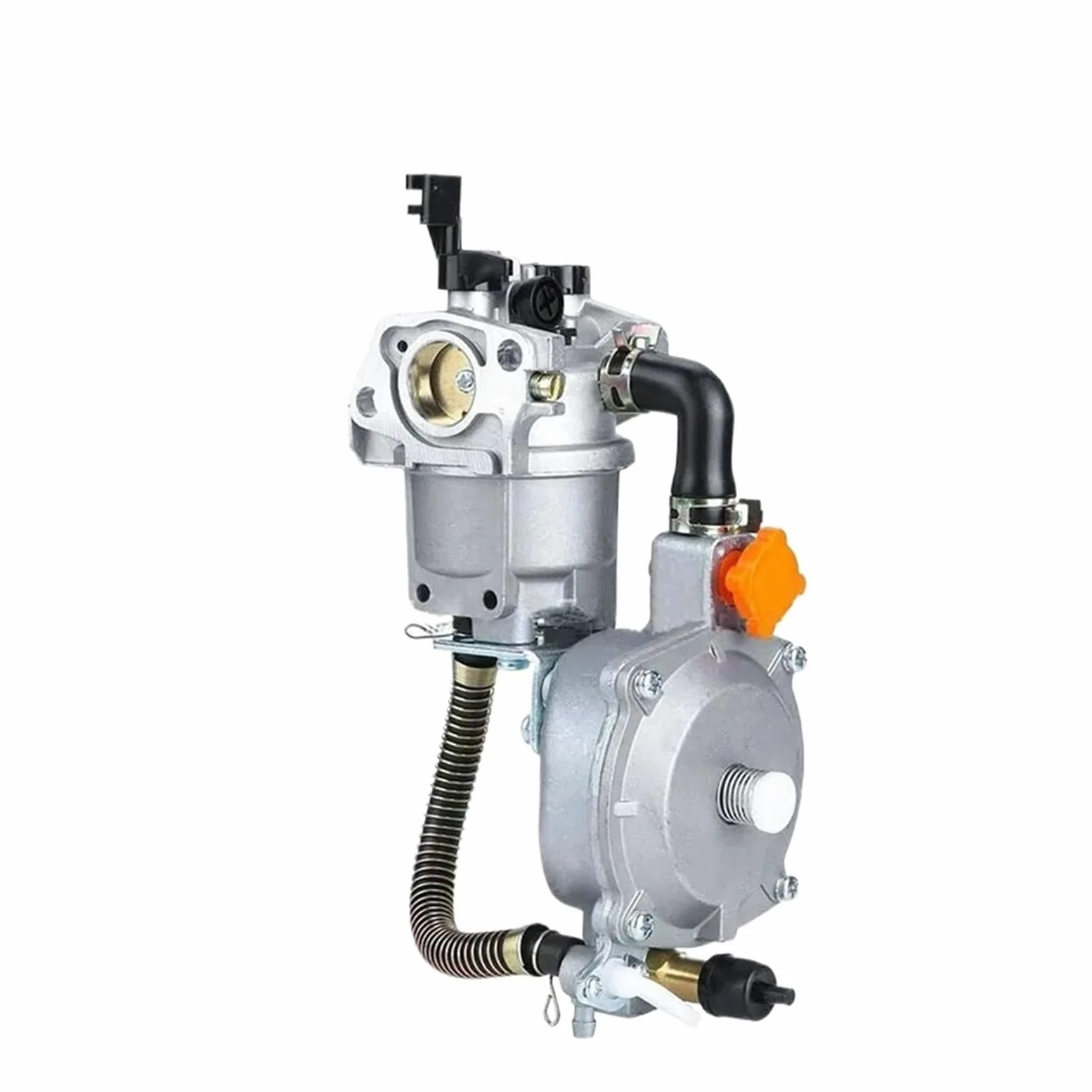 Carburador para quad ATV Para GX160 GX200 168F 170F 3KW 5KW Motosierra Cortadora Césped Desbrozadora Motor Combustible Dual Carburador LPG NG Kit Carburador moto