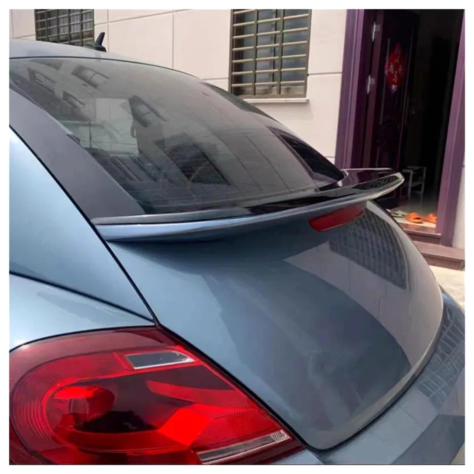 Spoiler Trasero De Coche para VW para Beetle 2013-2016 Kit De Alerón Trasero para Maletero De Coche ABS Fibra De Carbono Accesorios Exteriores Spoiler(Yellow with Black)