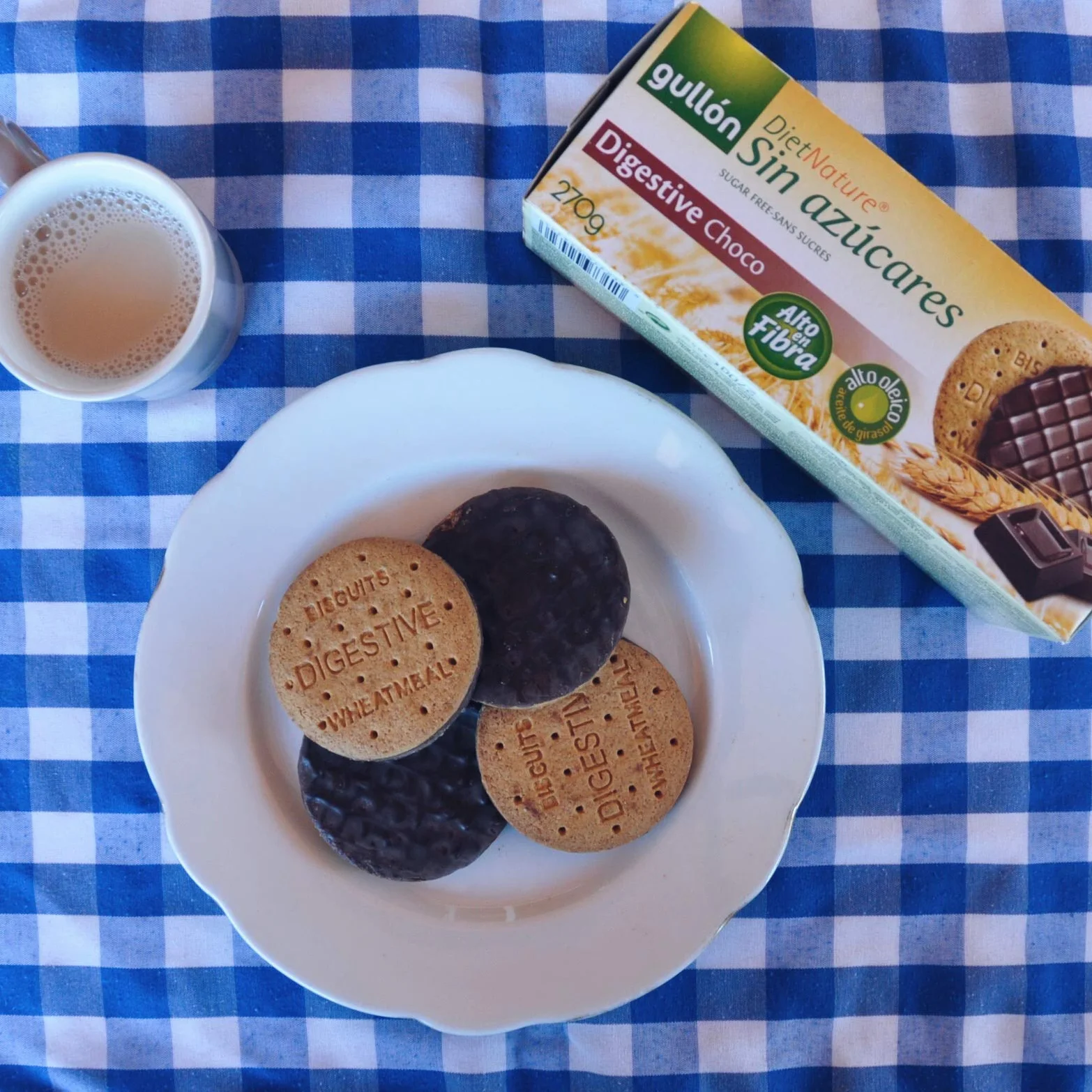 Gullón Galleta Digestive Chocolate ZERO sin azúcares 270g
