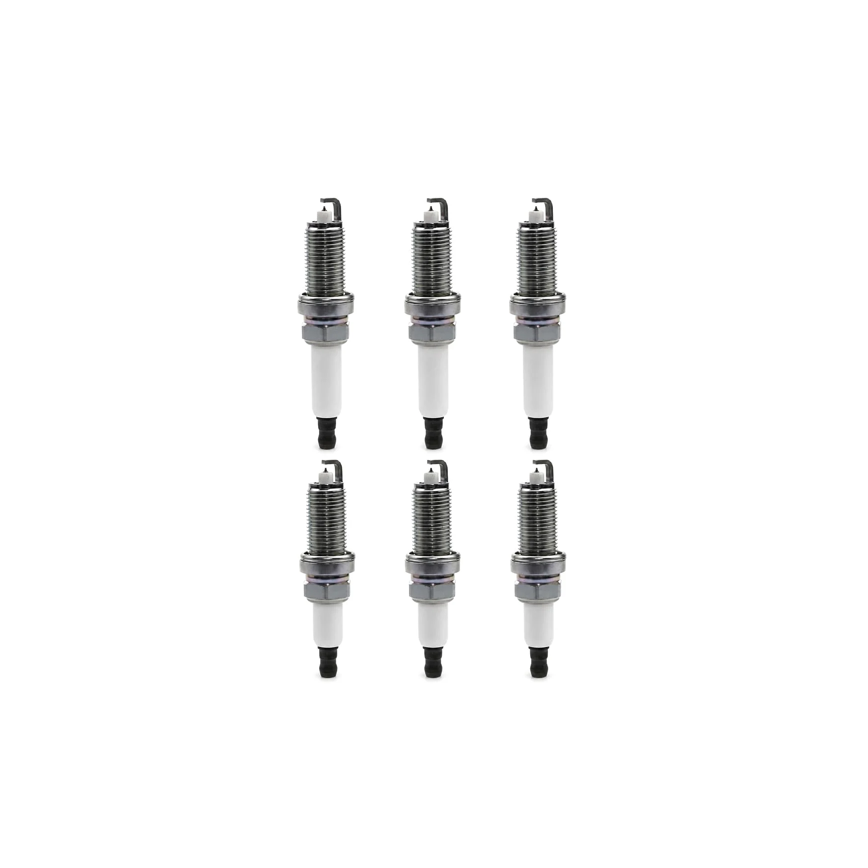 1-6X Bujía De Iridio Y Platino Para BMW 1 E81 E87 3 E90 E91 E92 5 E60 E61 6 E63 7 X1 E84 X3 E83 X5 Z4 E86 12120032137(6PCS)