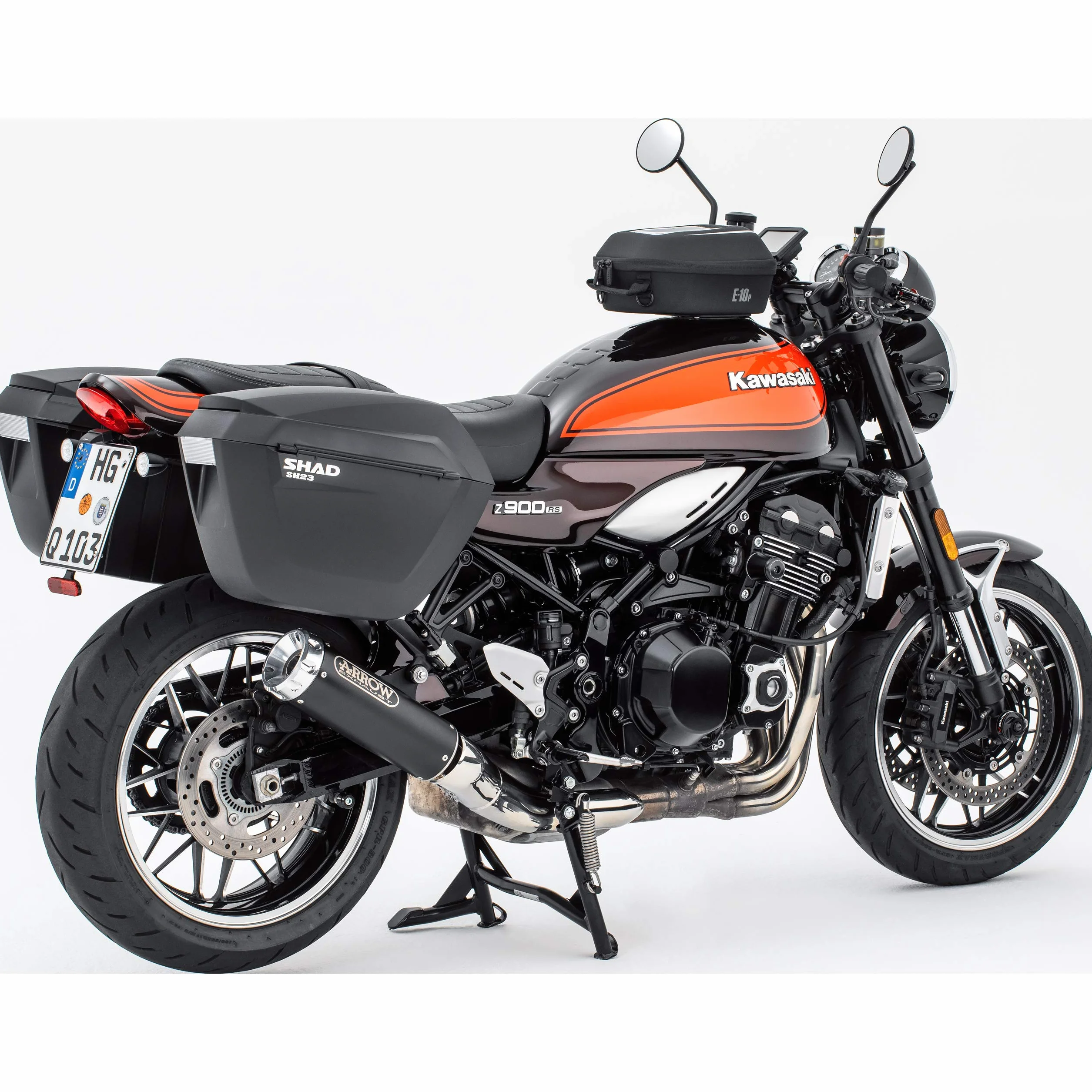 Shad D0B23100 Maletas Laterales Moto SH23, Negro, Normal