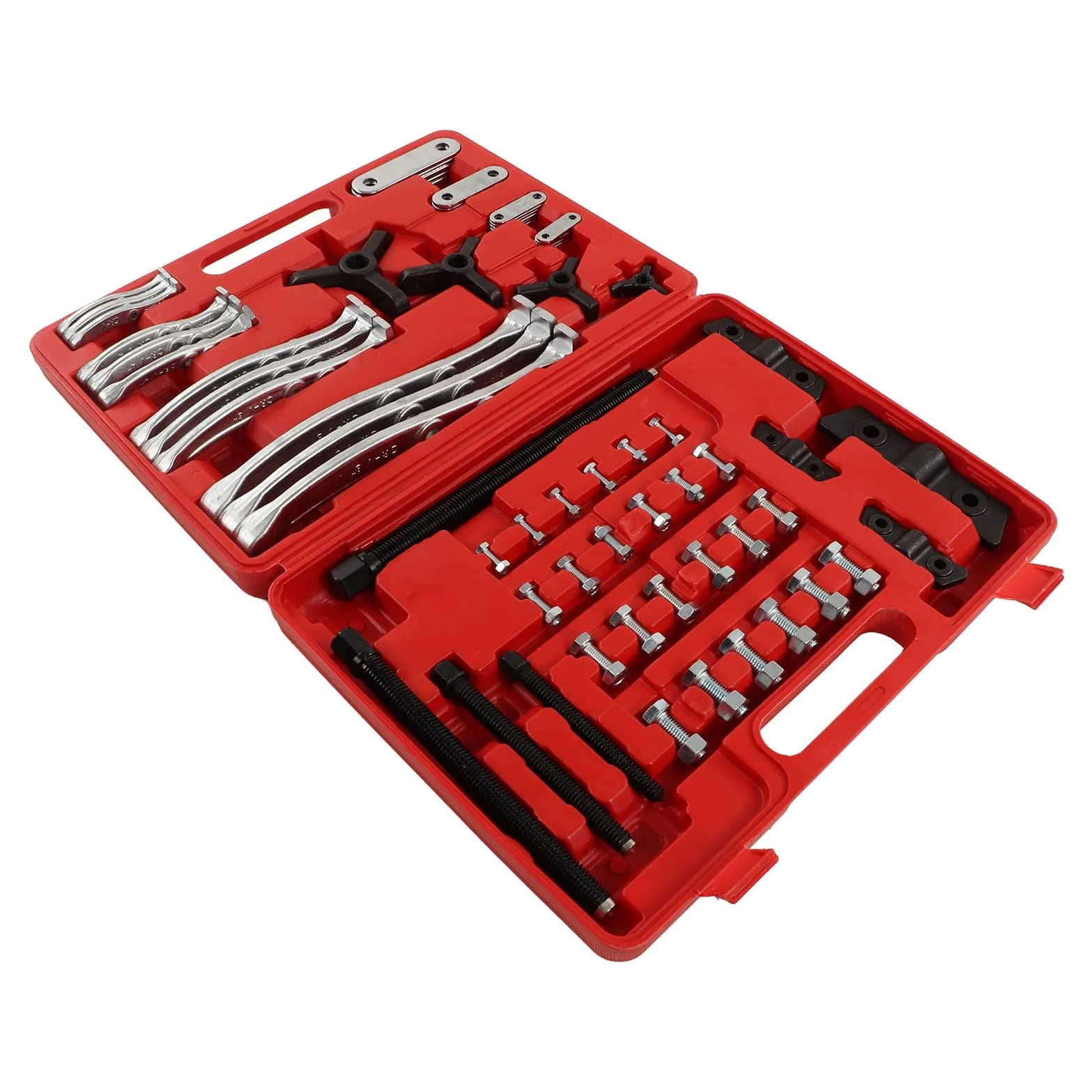 Ausla Juego de Separadores de Rodamientos CRV Kit de Extractor de Bujes de Engranajes 72 Piezas con 2 y 3 Extractores de Mandíbulas 3 Pulgadas 4 Pulgadas 6 8 para Mecánicos de Reparación de
