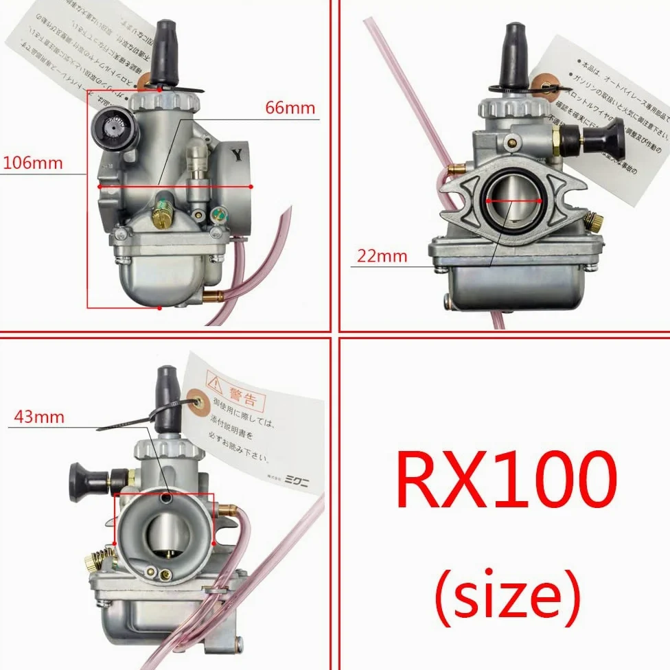 Carburador para Yamaha para RX 100 125cc RX100 RS125 VN24 Filtros De Aire para Carburador De Motocicleta Carburador para desbrozadora