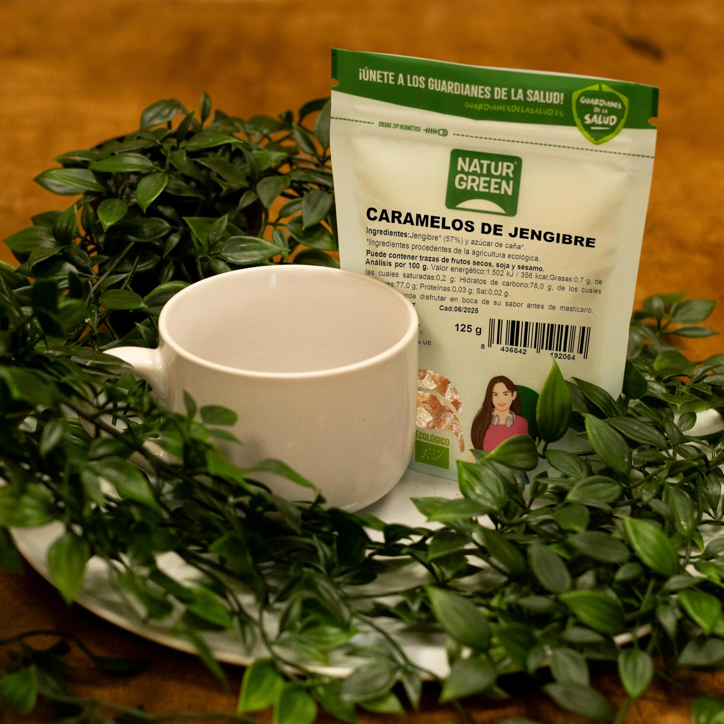 NaturGreen Caramelos de Jengibre 125 g