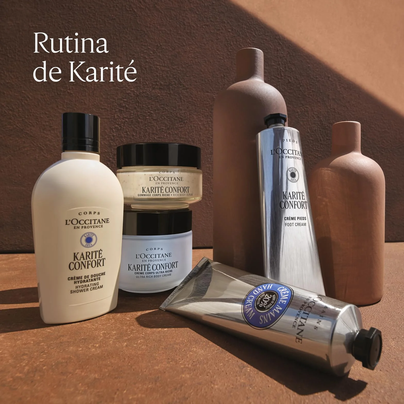 L'OCCITANE Exfoliante Corporal Karité Confort 200 ml Exfolia y nutre