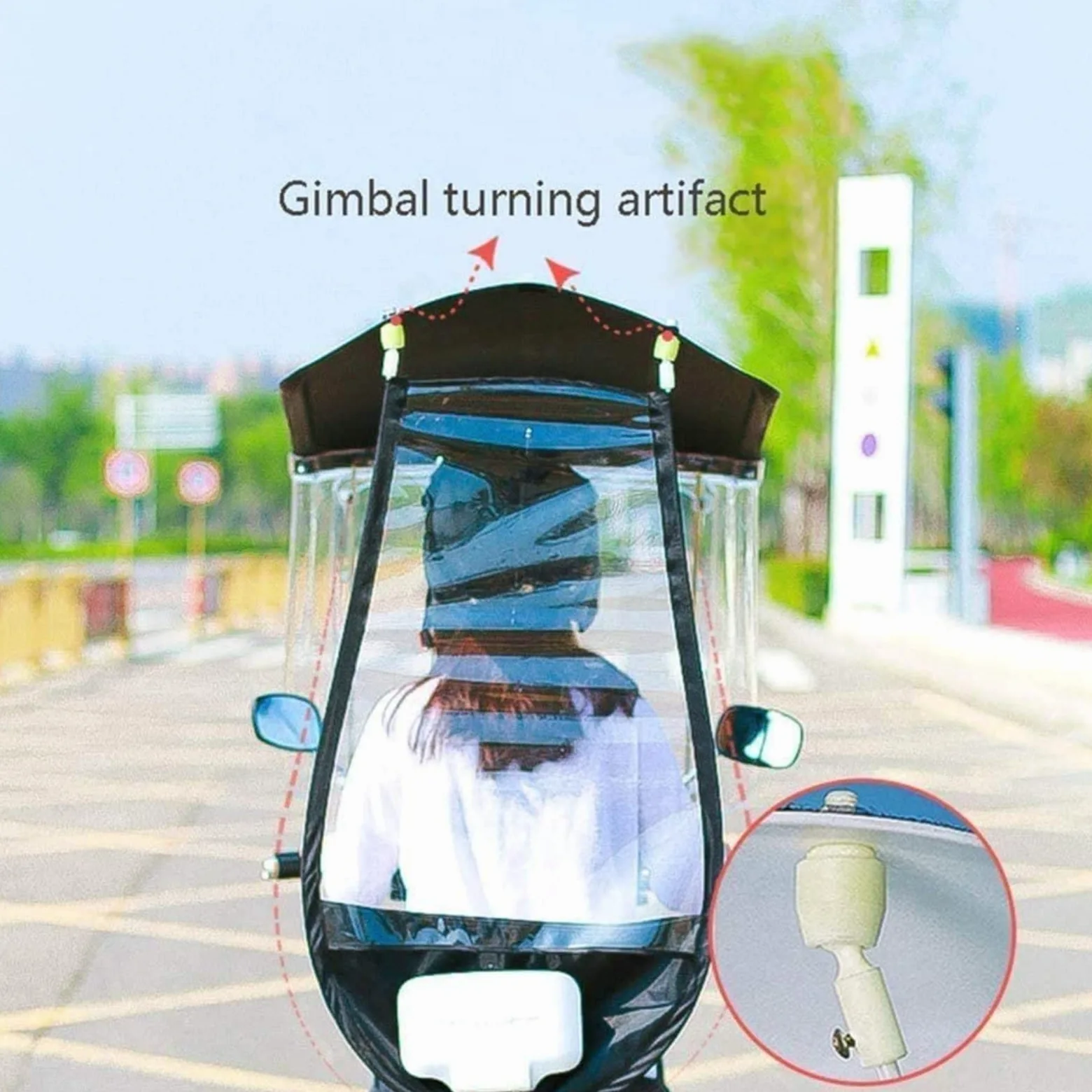 Funda protectora totalmente cerrada para scooters y motocicletas, diseño impermeable y resistente al viento para uso en exteriores