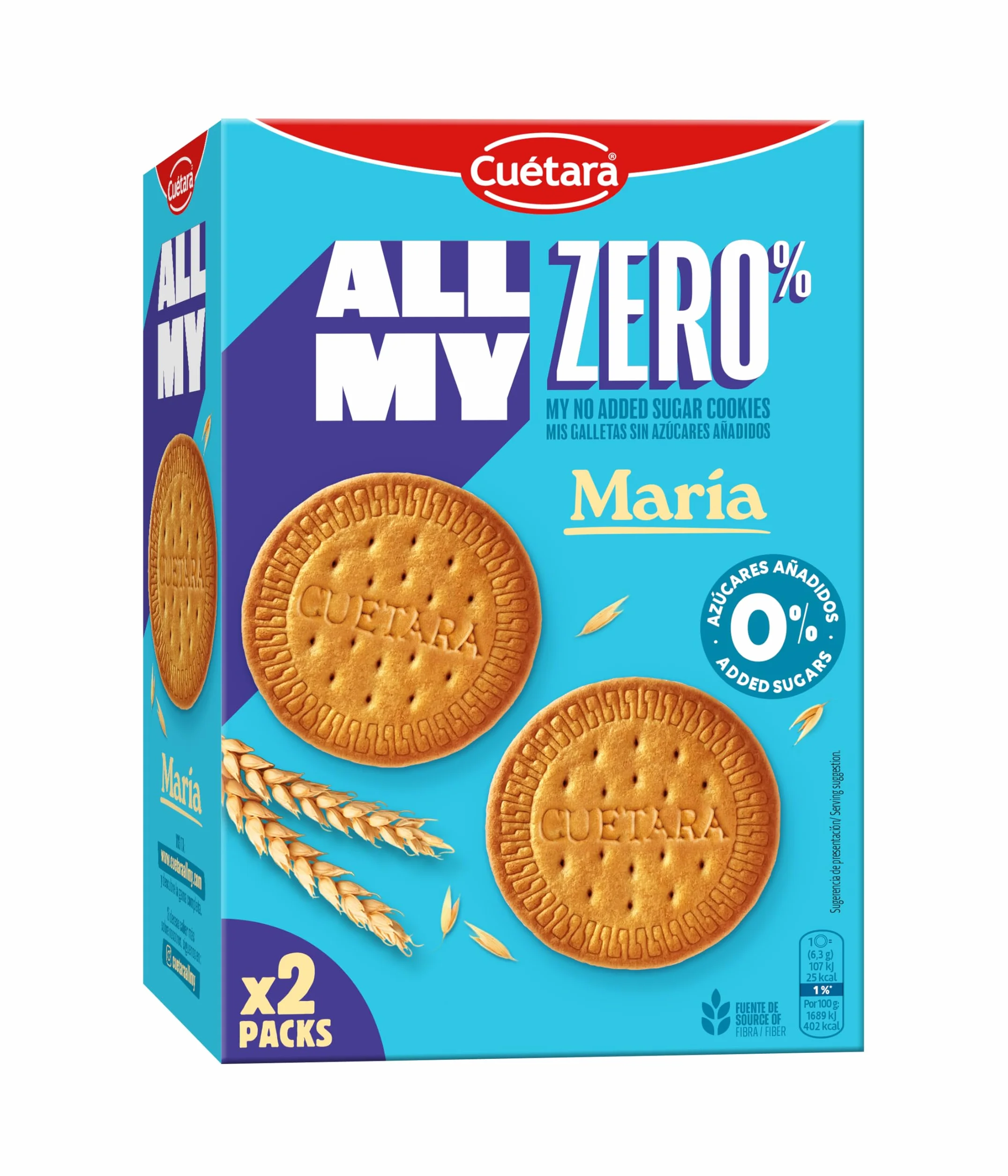 Maria Cuétara 0% azúcares 400g
