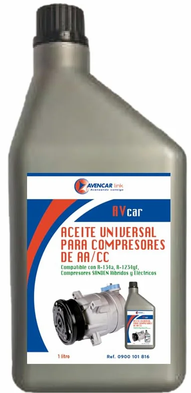 ACEITE UNIVERSAL PARA COMPRESOR AA/CC 1L