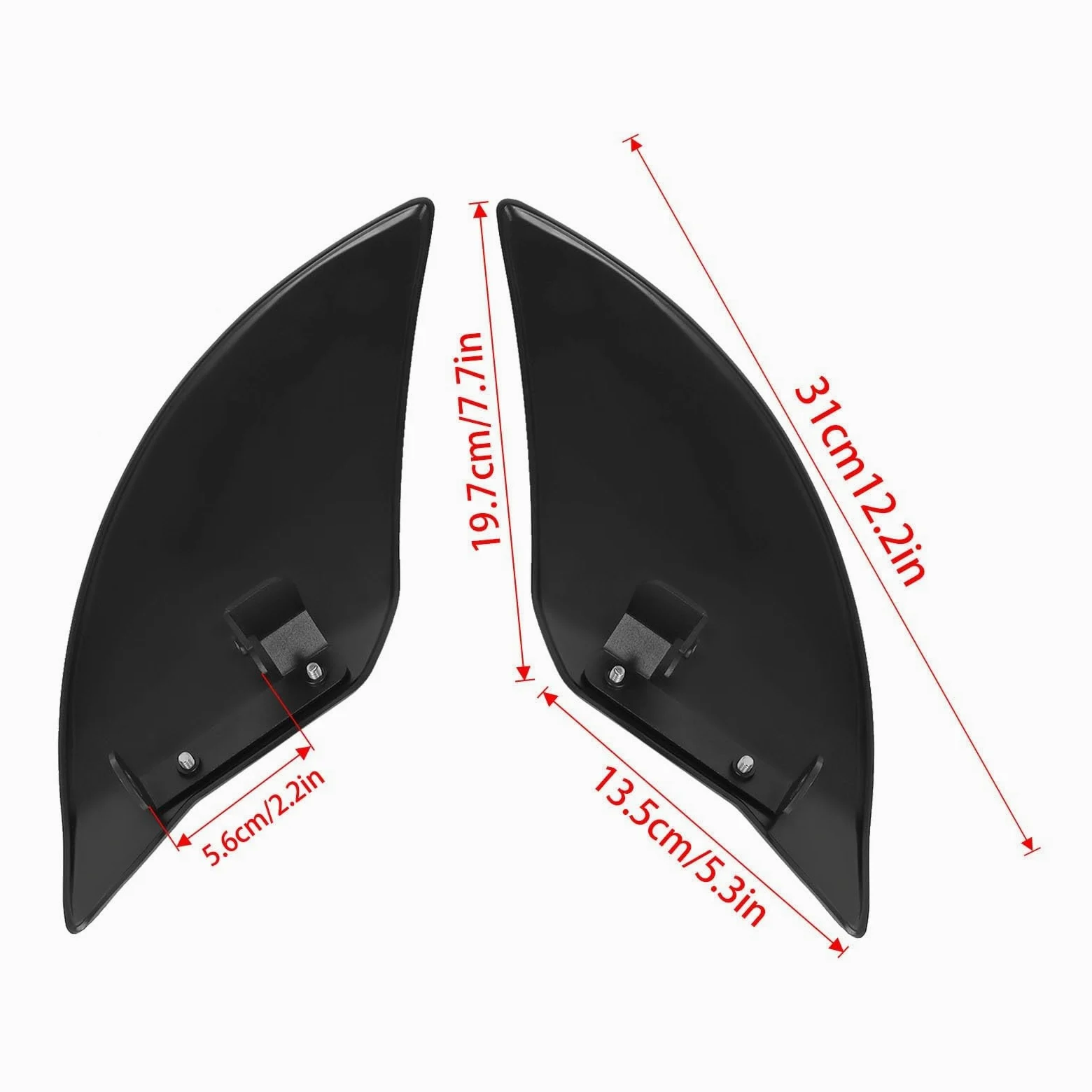 Compatible con Conducto De Refrigeración De Pinza Yamaha TMAX560 XP560E. | Ajuste directo con pernos, protege la pinza, aumenta el flujo de aire y refina la apariencia(Twill pattern lower)