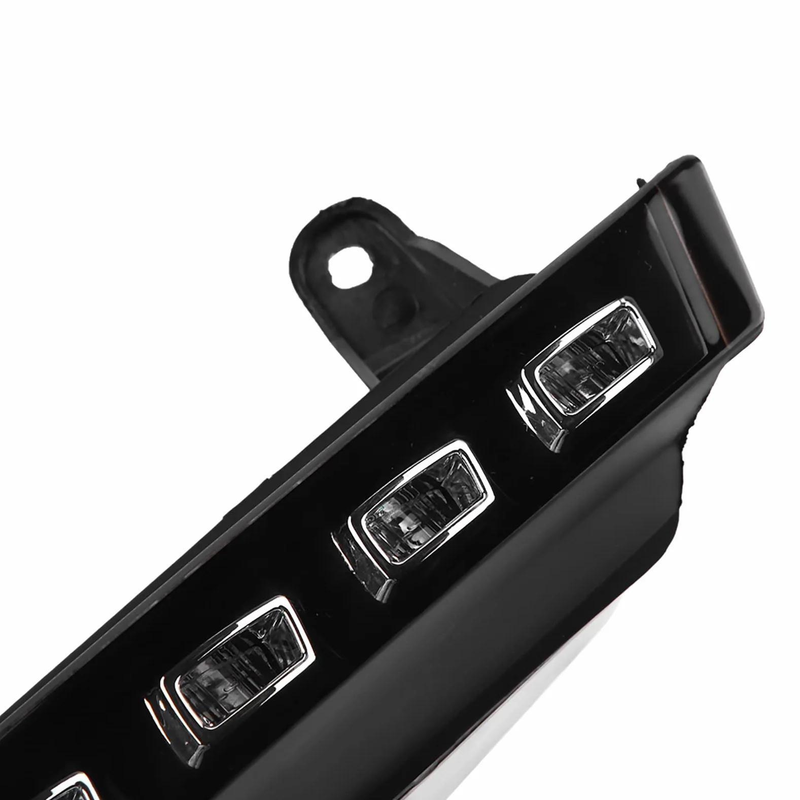 Luces de Circulación Diurna LED DRL para Coche 1 Par de Luces de Circulación Diurna para Coche, Señal de Giro, Luz Antiniebla LED DRL de 2 Colores para Q7 06-09