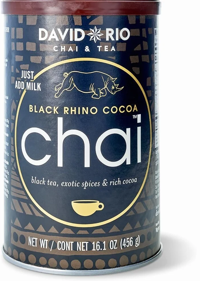 David Rio Black Rhino Cocoa Chai Tin 398g