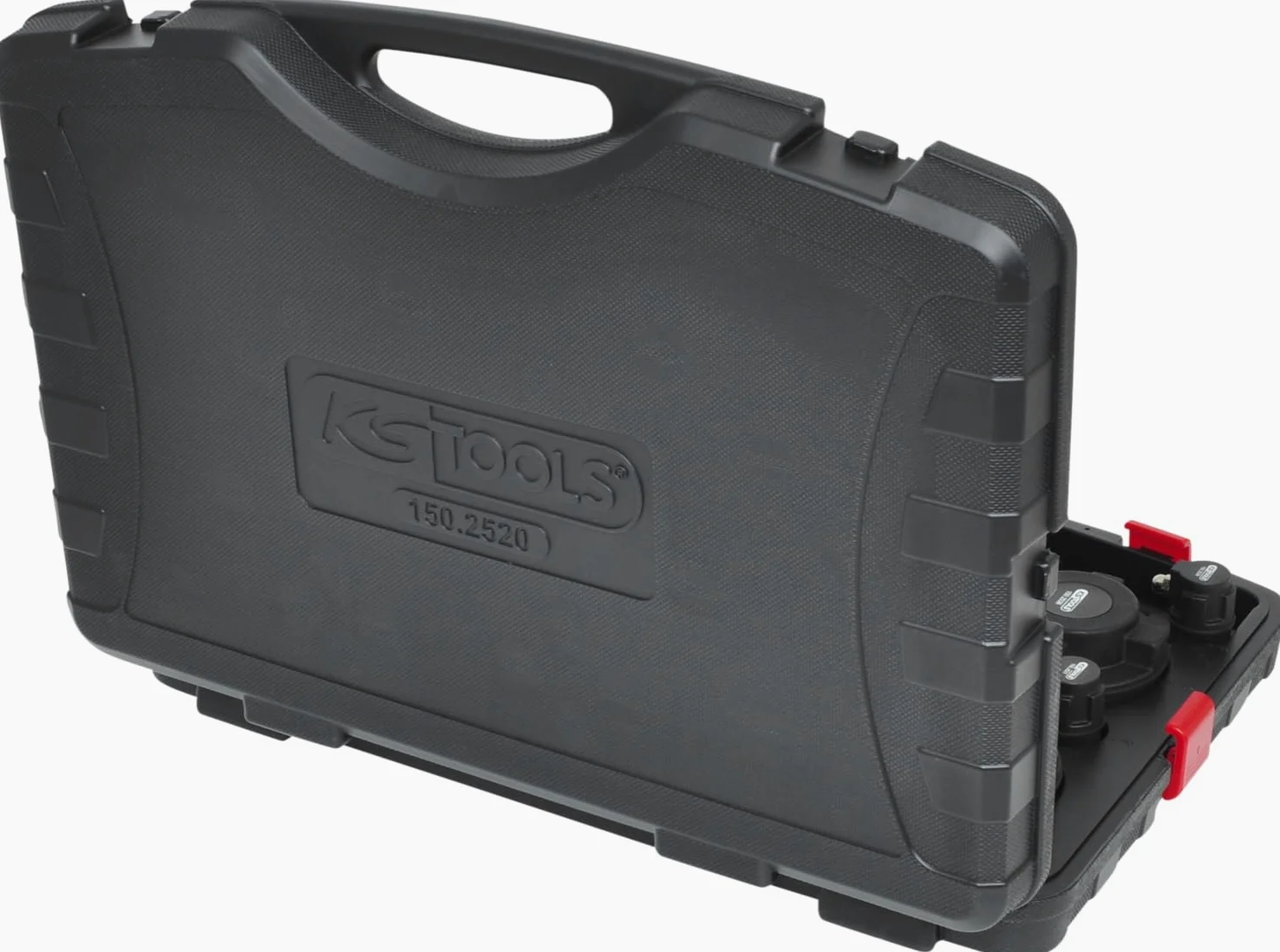 KS Tools 150.2520 Juego de maletín de comprobación del sistema de sobrealimentación para el turbocompresor, 17 pzs.