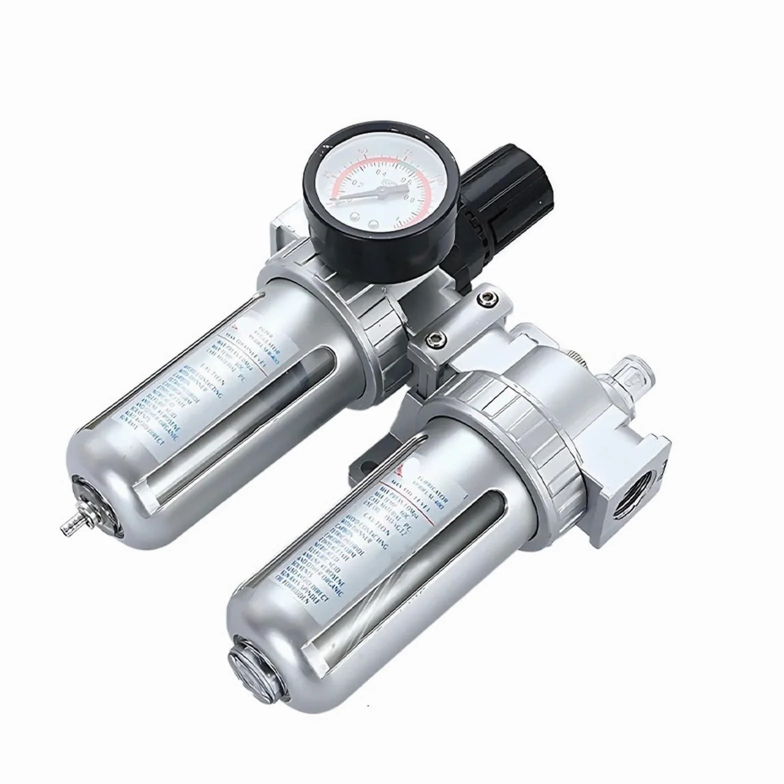 Compresor de Aire SFC200 1/4" SFC300 3/8" SFC400 1/2" Filtro regulador Separador de Aceite y Agua Trampa de Vapor Regulador de presión Accesorios neumáticos(SFC-300)