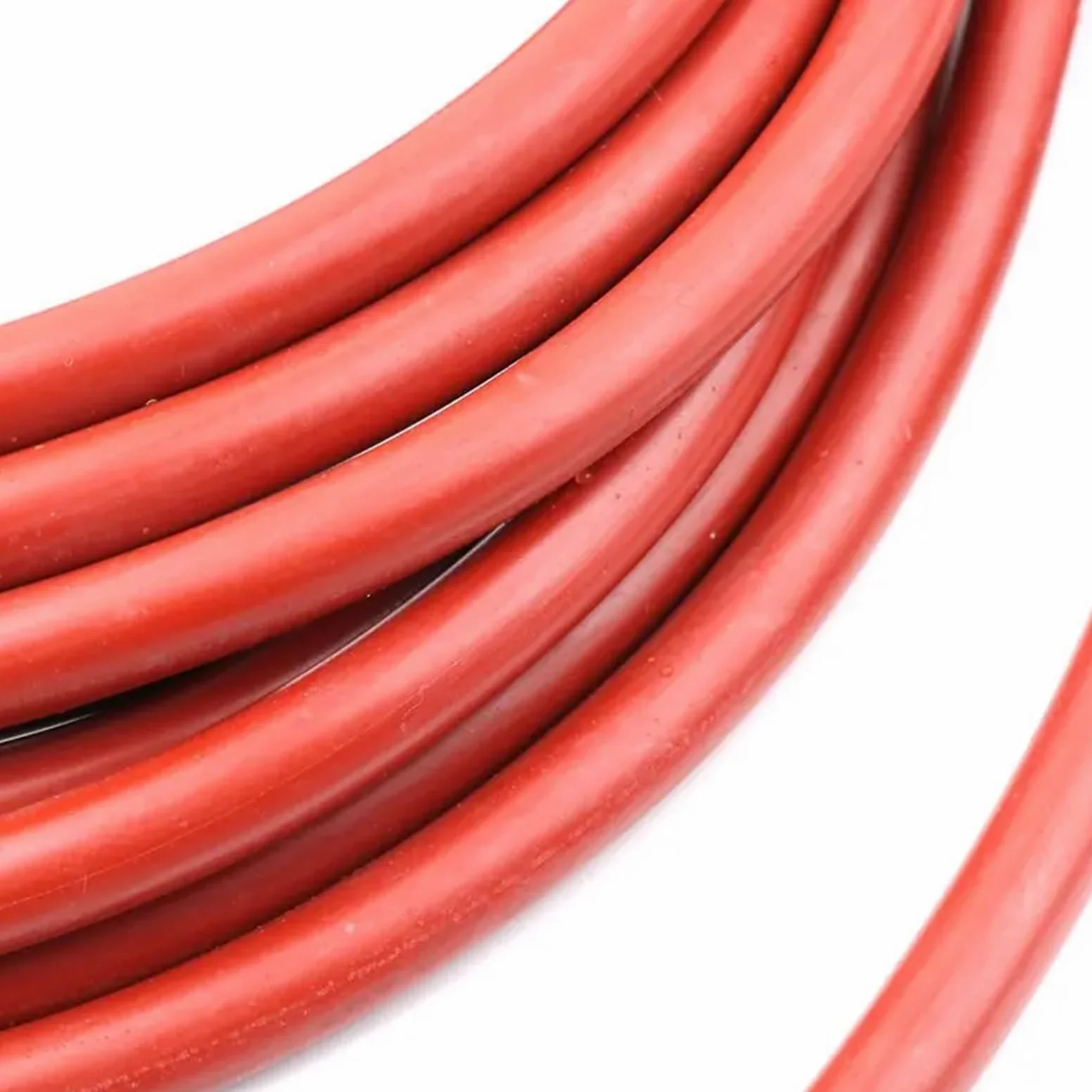 Tubo de Silicona roja de 1 m, Manguera de Goma Flexible de 3 a 50 mm, línea de Bomba de Aire Resistente al Calor y Engrosada Manguera de Gasolina(50 x 60mm)