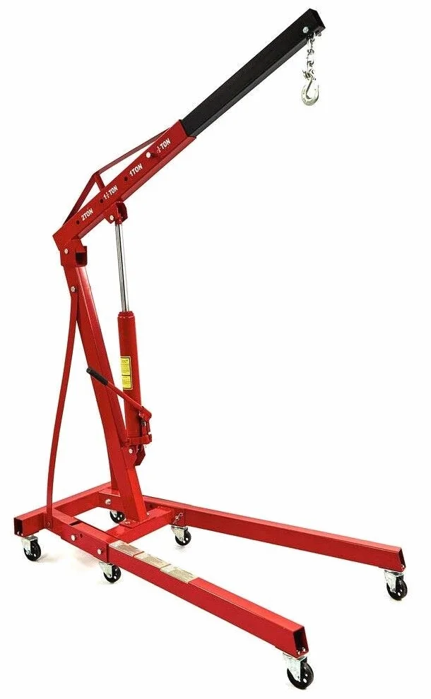 JOMAFA - GRUA PLEGABLE 2 TONELADAS + NIVELADOR PARA MOTORES