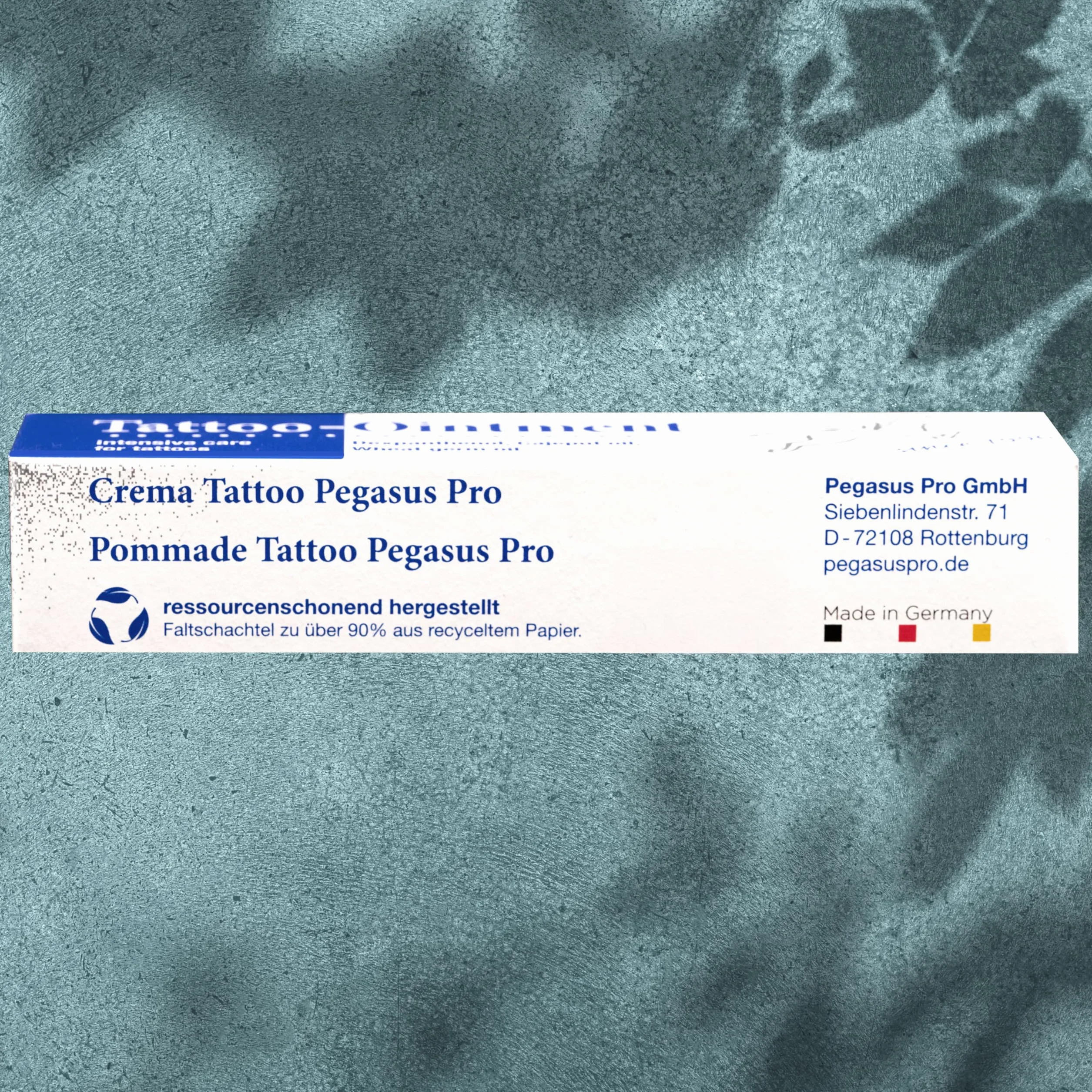 Crema Pegasus Pro para tatuajes con aceite de cajeput, 2 x 25 ml