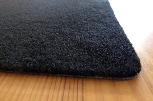761 - Alfombra para maletero de coche, color negro, apta para VW T7 Multivan