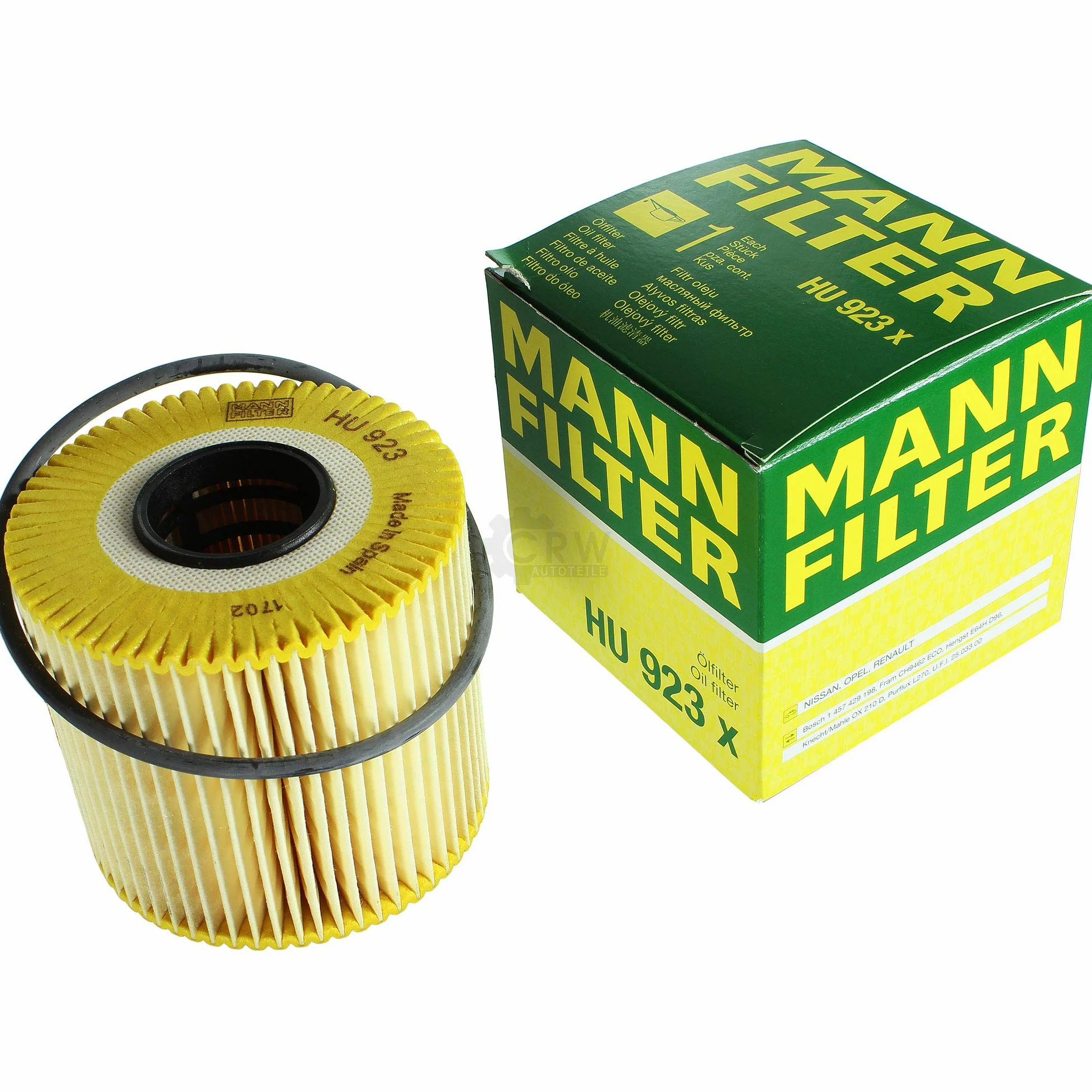 Mannol Elite 5W-40 API SN/CF MANN-FILTER - Filtro de aceite para motor (8 L)
