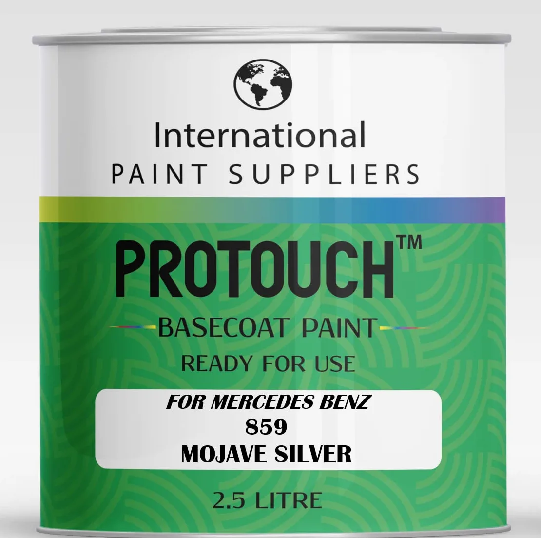 PROTOUCH PARA MERCEDES BENZ 859 MOJAVE SILVER BASECOAT RFU USANDO BILLACK DE 2.5L PREFERENCIA