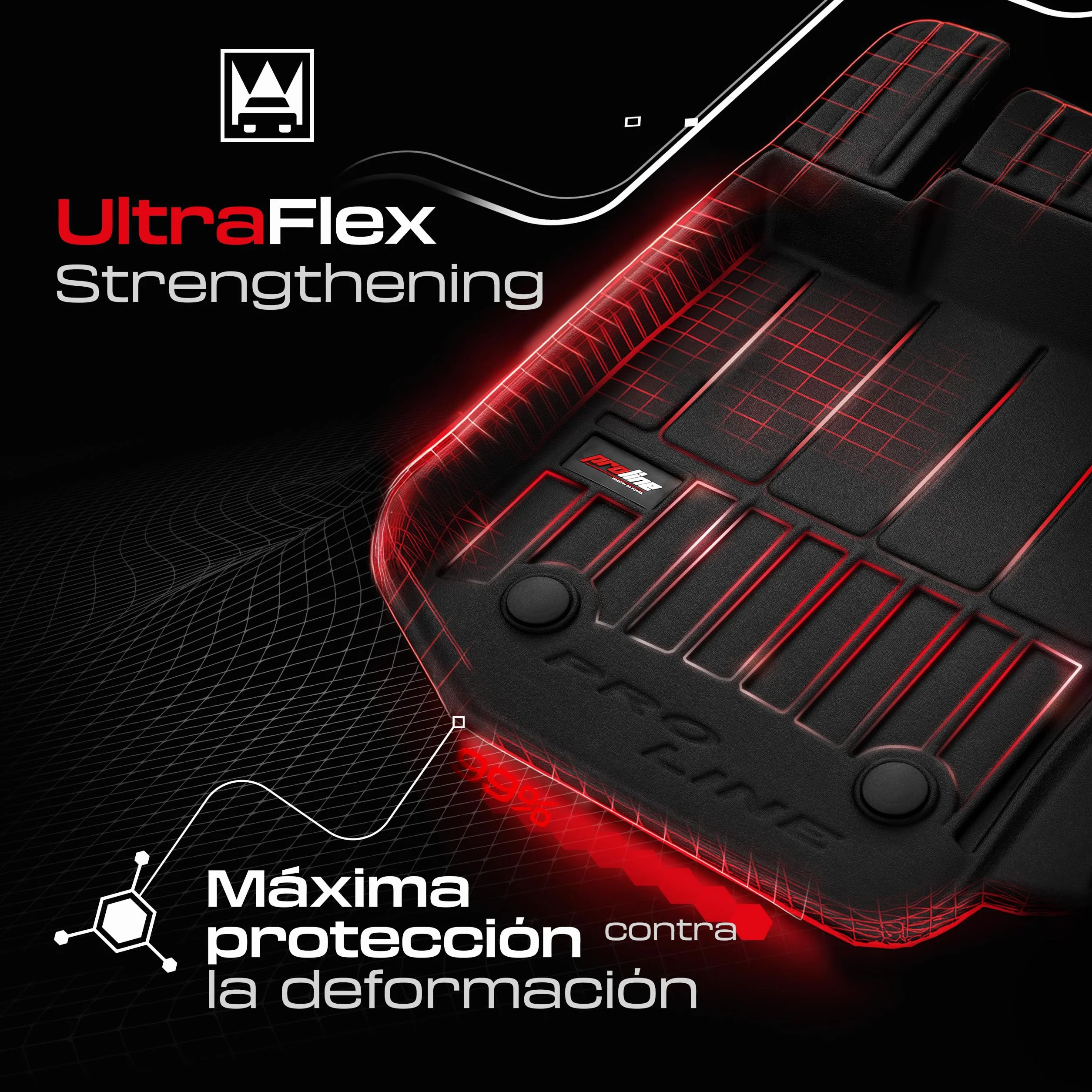 MOTOS Alfombrillas de Goma para BMW X5 E70 2006-2013 Mejore la Comodidad de Sus Viajes con la Alfombra Antideslizante Car 3D- Alfombrillas de Coche para Varias Estaciones