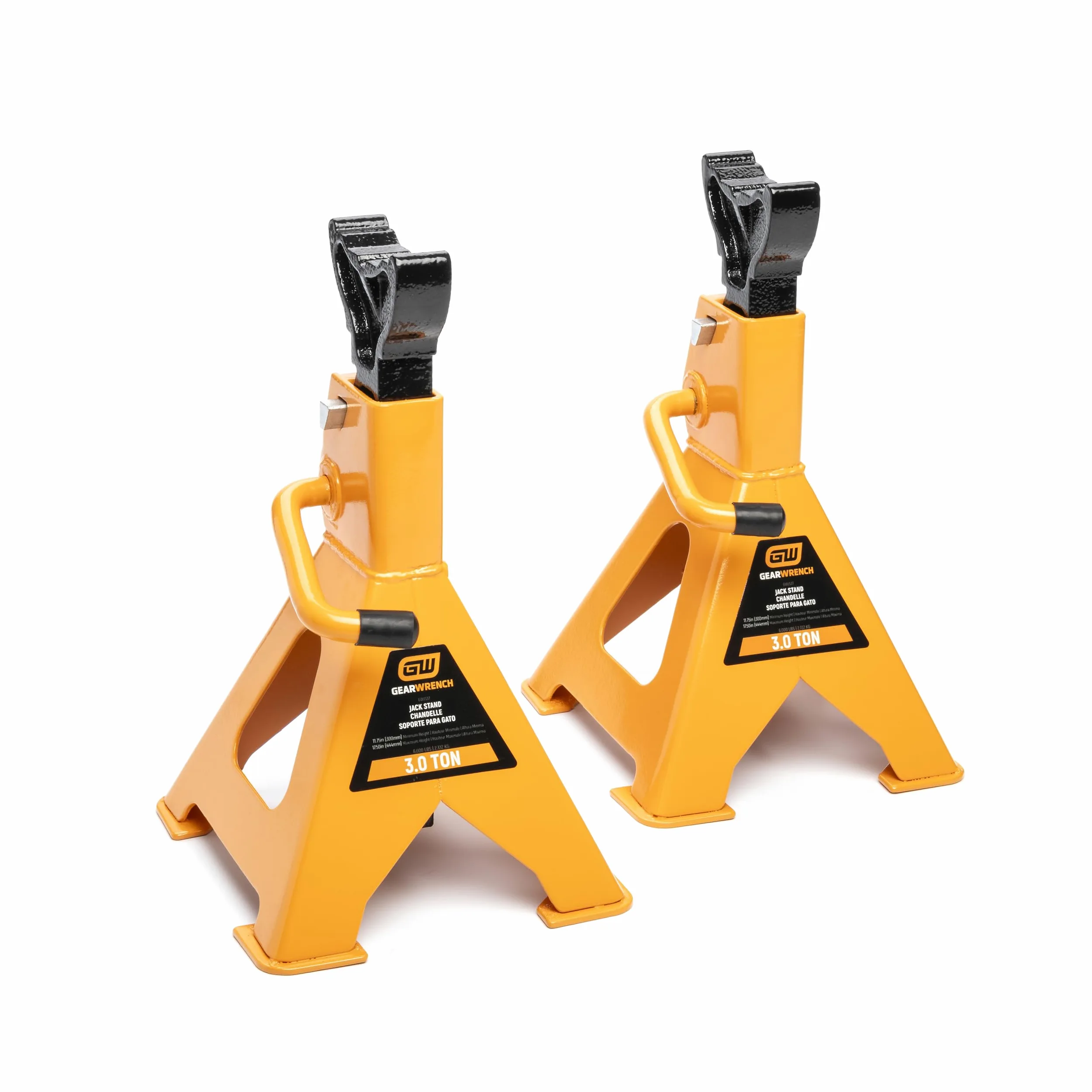 GEARWRENCH Soportes de Gato de trinquete de 3 toneladas - Paquete de 2 | GWJS3T