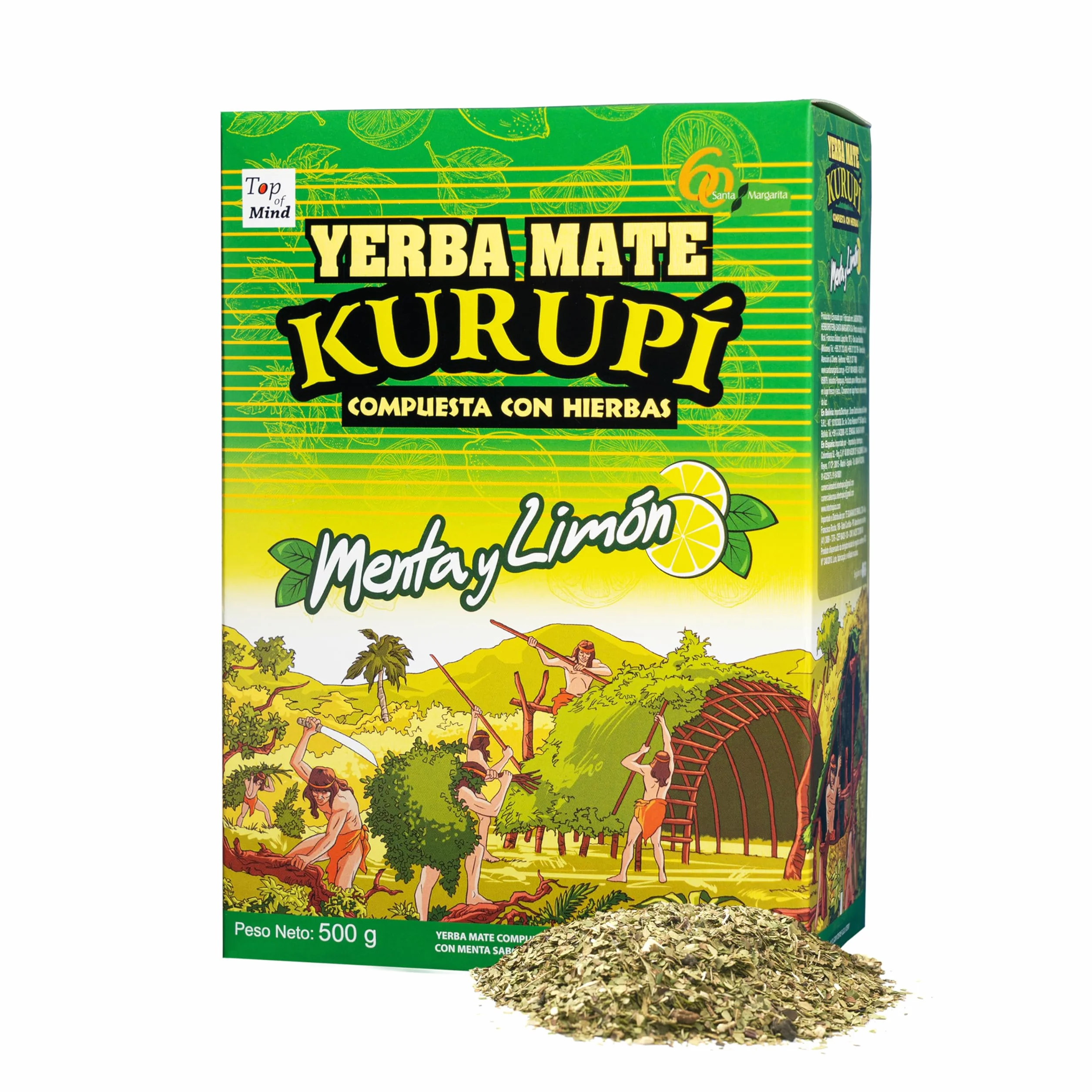 Kurupi Yerba Mate Menta y limón 500g
