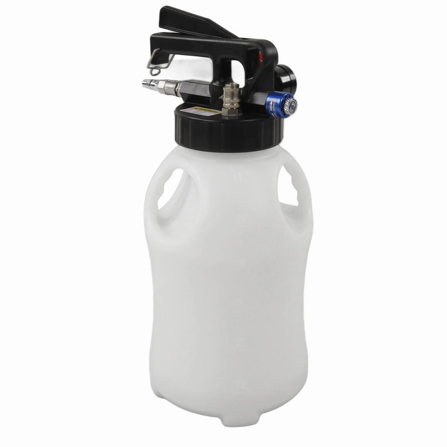 Ejoyous Herramienta Neumática de Recarga ATF de 6L, Extractor y Dispensador de Aceite Metálico con 13 Adaptadores para un Eficiente del Líquido de Transmisión