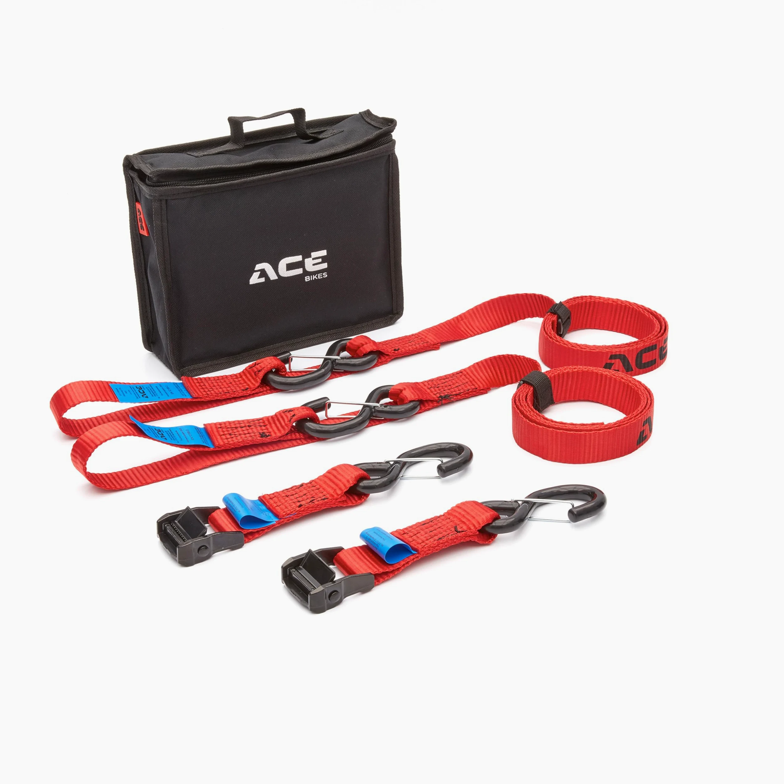 Juego de correas tensoras ACEBIKES Cam Buckle Premium de 2 unidades
