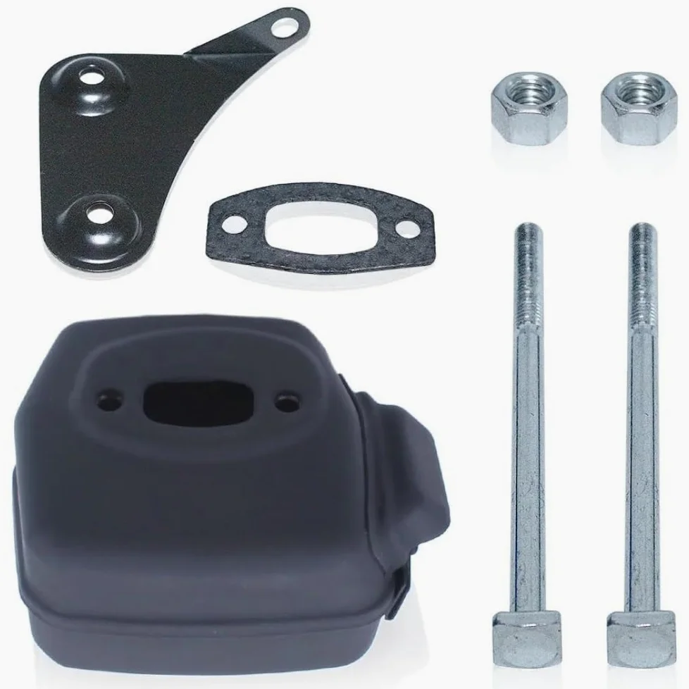 Kit de juntas de tuercas y pernos del soporte de escape del silenciador apto for motosierra H 50 51 55 R 501766605 503218202 537127901