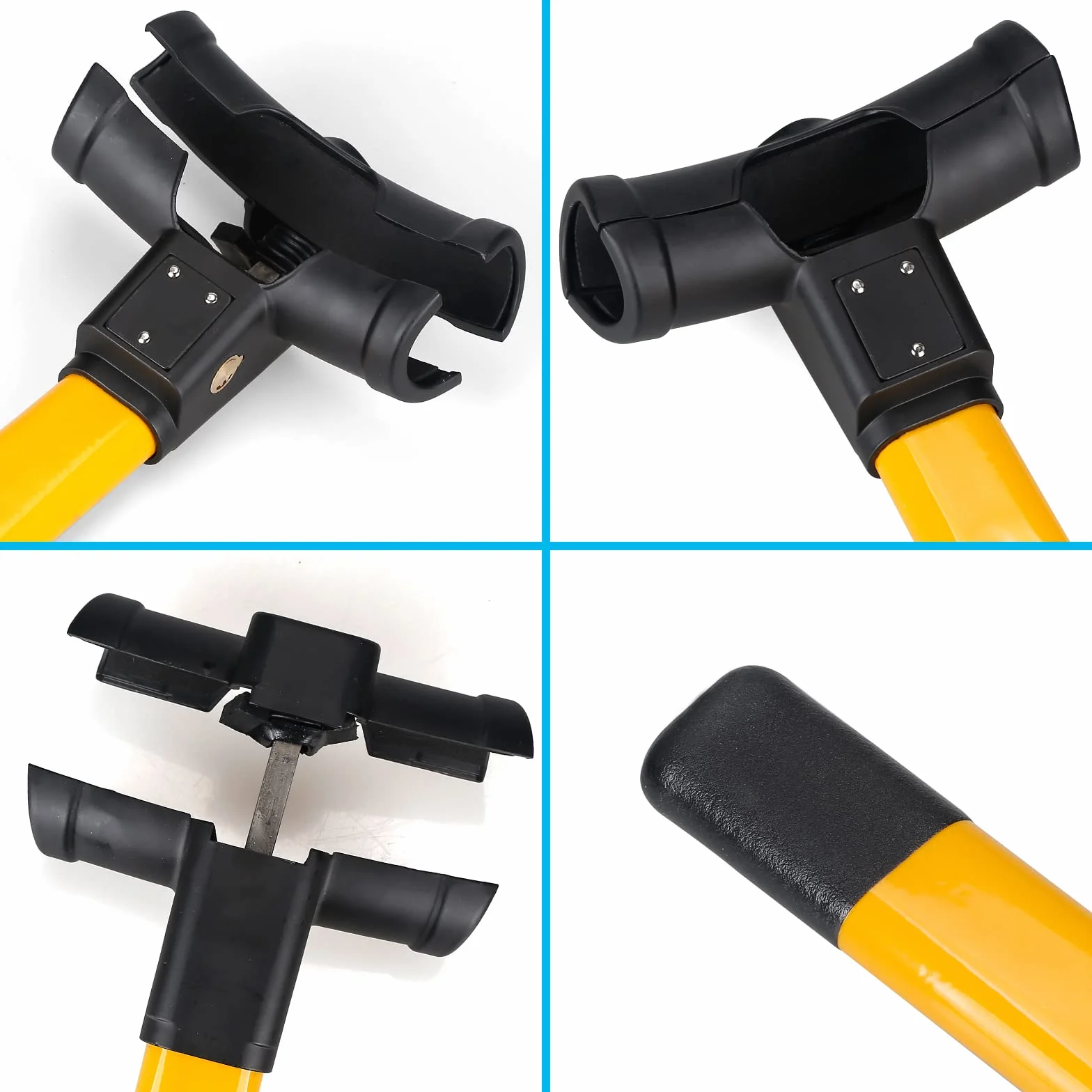 Bastón antirrobo para coche, antirrobo para volante, coche, bloqueo de volante, barra universal, cerradura de volante, dispositivo de bloqueo, 2 llaves