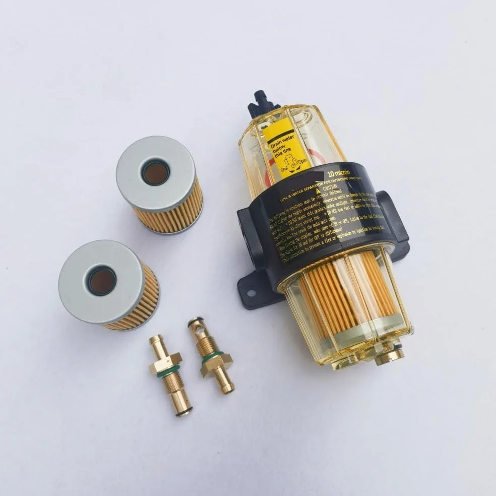 Elemento de filtro de combustible UF-10K, conjunto separador de agua UF10K apto para Honda y Yamaha Filtro de combustible Filtros de combustible para(A)