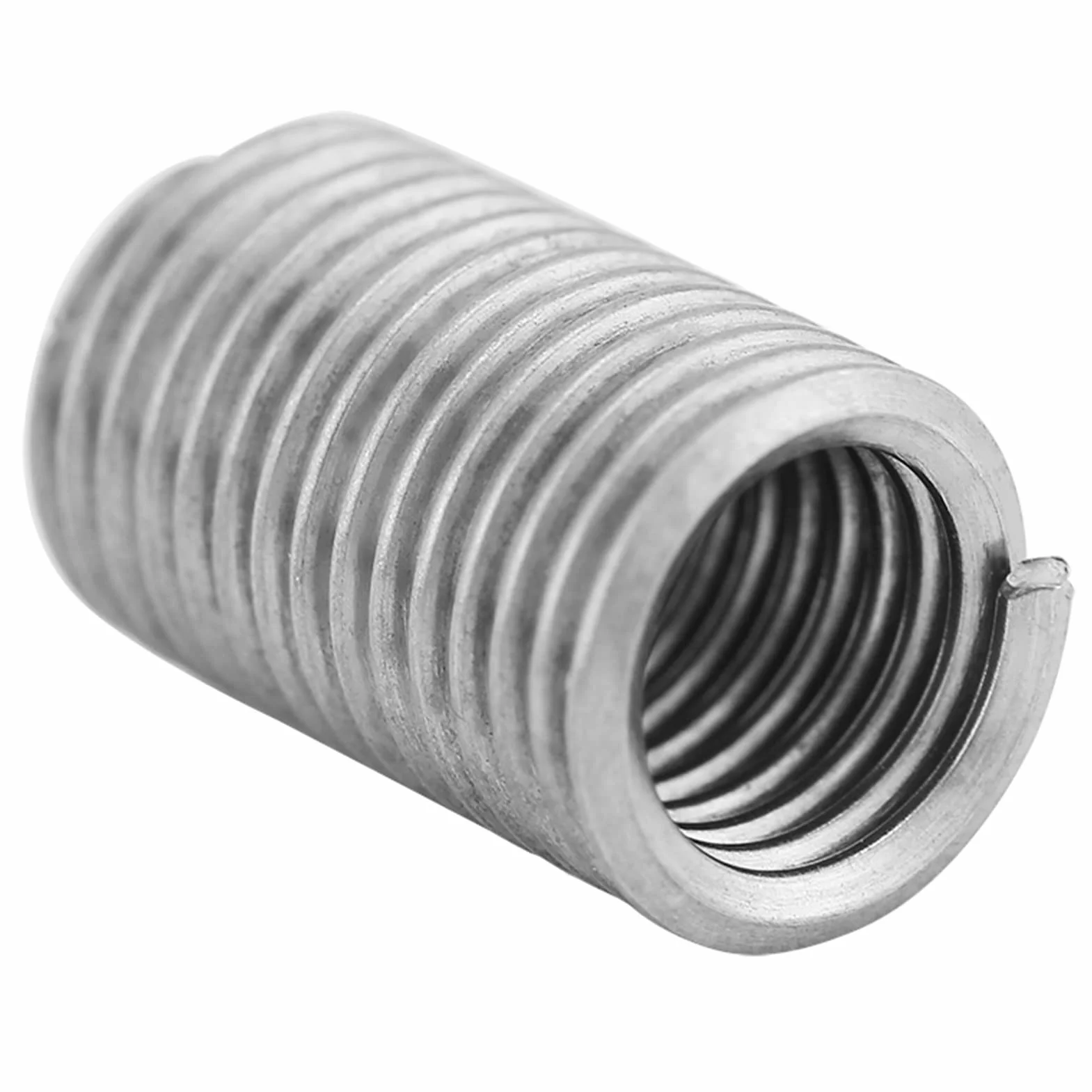 6Mm Helicoil Bits M6 X 1.0 Helicoil Kit Acero Inoxidable 304 50 Piezas Acero Inoxidable Ss304 Alambre en Espiral Rosca de Tornillo Helicoidal Insertos M6 X 1.0 X 3D Longitud