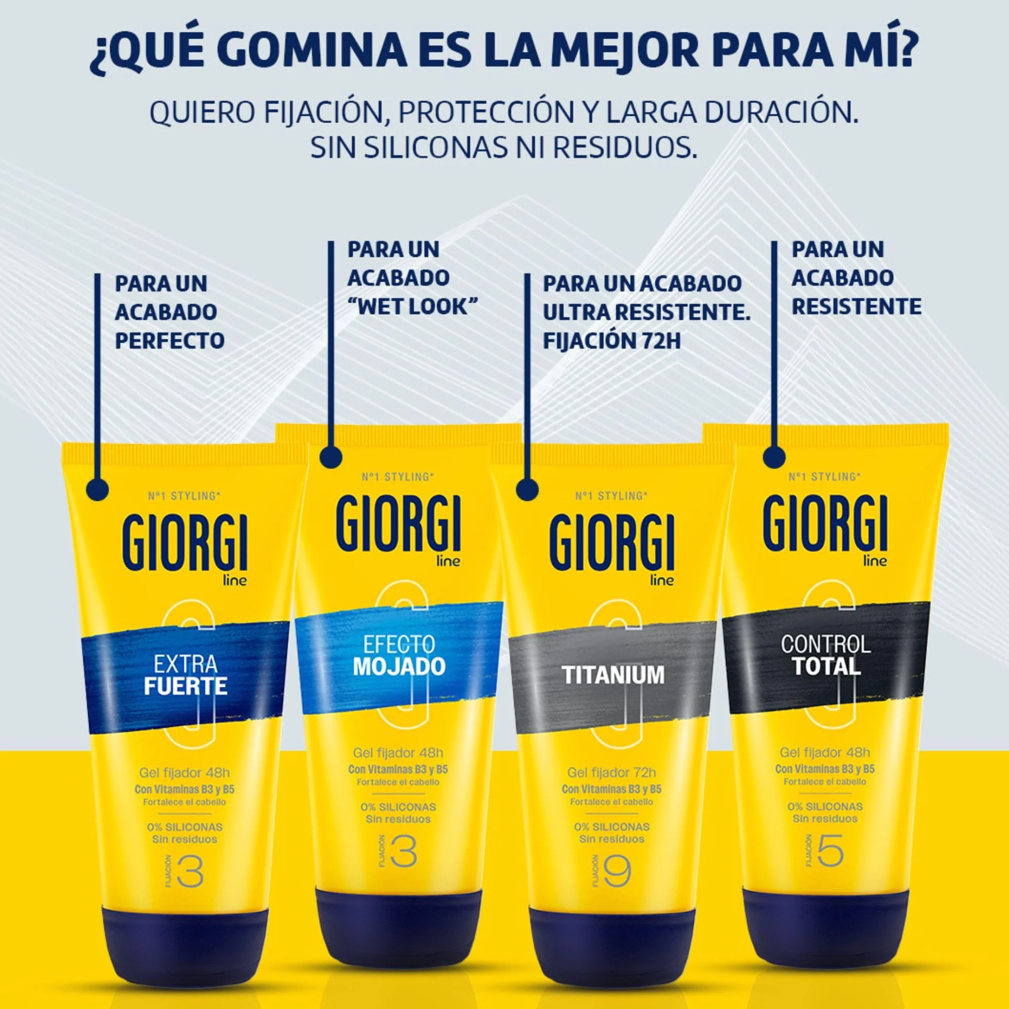 Giorgi Line Gomina Control Total Fijación 48h 240ml