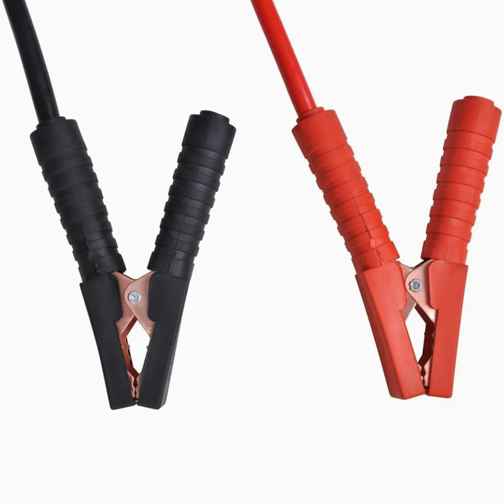 Mangloder - 2 cables de arranque 1000 A de cobre de 5 m para vehículos de hasta 5000 cm³, cable de puente, cable de arranque, cable de batería, asistencia en carretera, coche, moto, camión, taller
