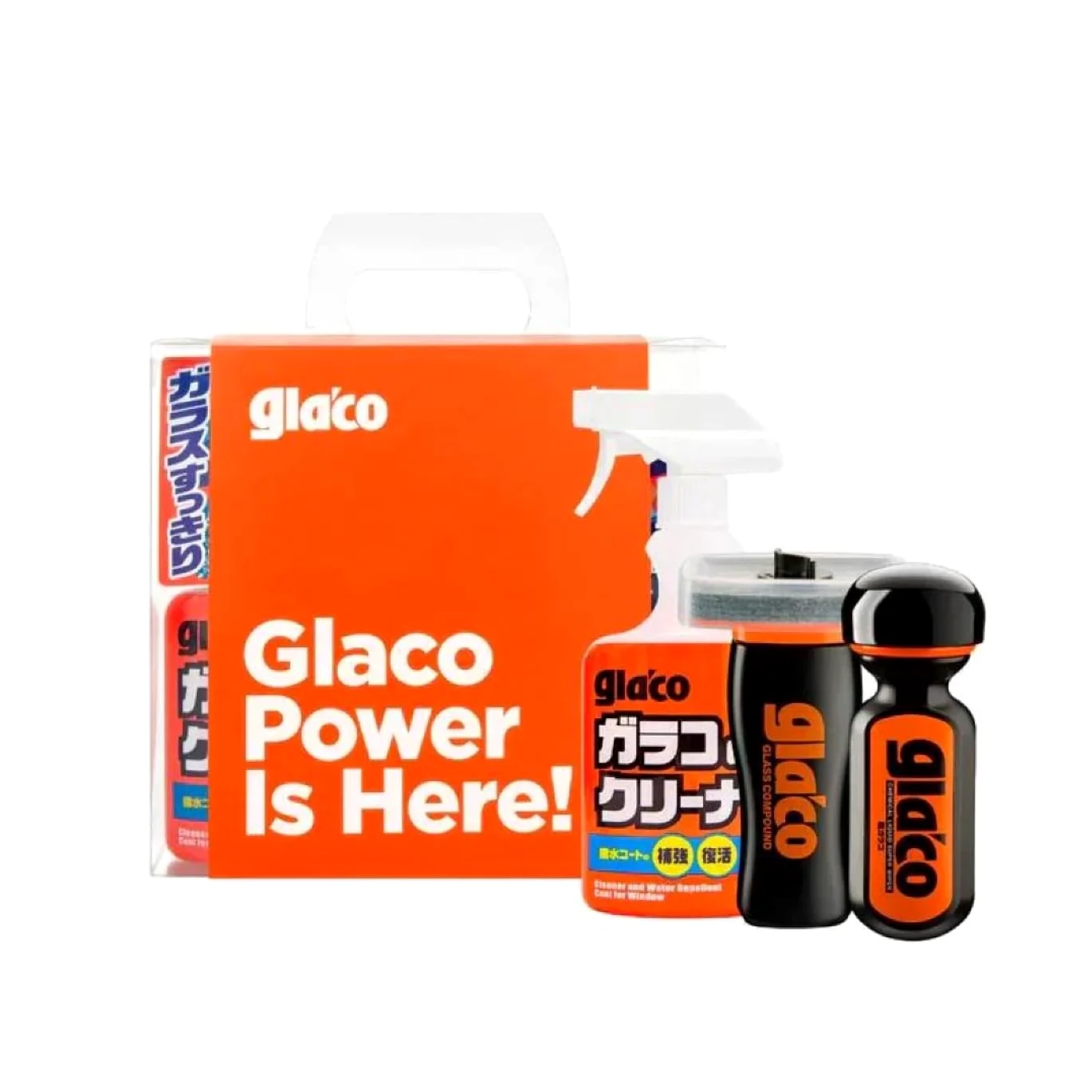 Soft99 - Ultra Pack Antilluvia- kit con 3 productos con los que podrás limpiar y preoteger los ristales de tu coche de forma fácil y rápida, conocido como limpiaparabrisas invisibles.