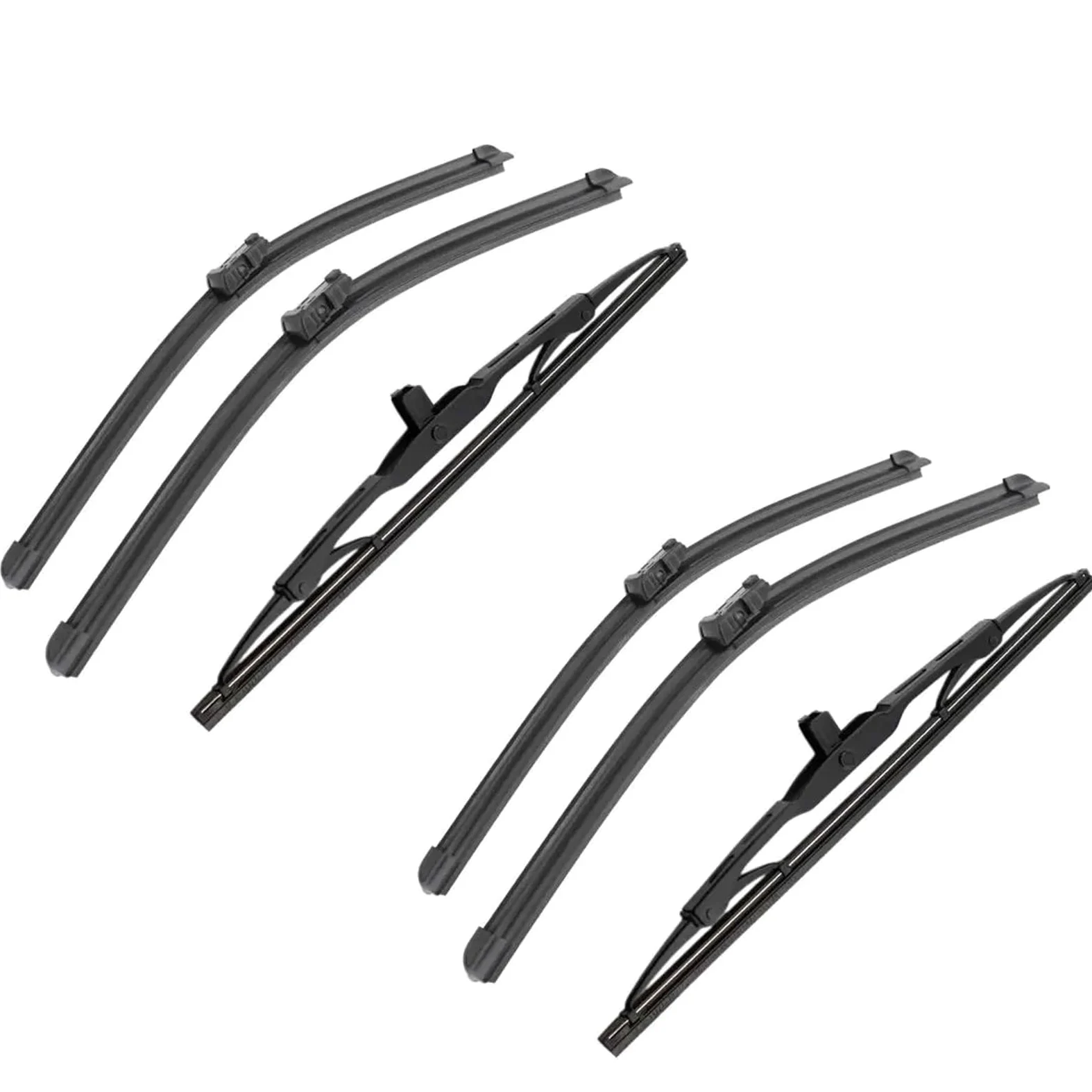Conjunto Limpiaparabrisas Para Chevrolet Para Equinox Hatchback 2010 Adelante Escobillas Limpiaparabrisas Delanteras Traseras Accesorios Automóvil Parabrisas Ventana Escobillas(6 PCS)