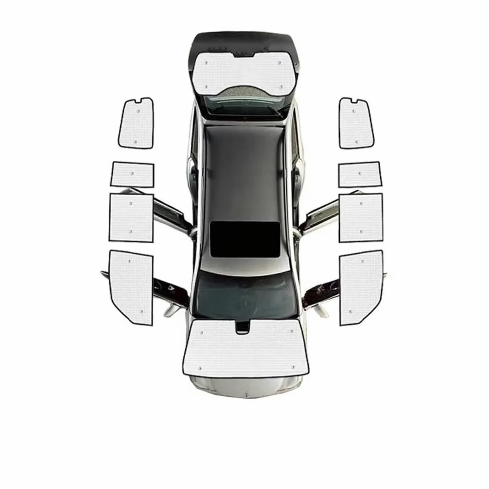Parasol de Coche para Mitsubishi para Pajero 4 para Montero para Shogun V80 V73 V93 2006-2021 Parasol para Parabrisas De Coche Parasol para Parabrisas(All Sunshades)