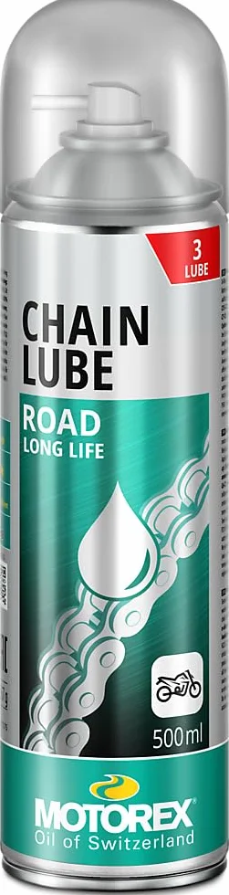 Motorex Lubricante de Cadenas en Spray Chain Lube Road Strong Motorex 500 ml