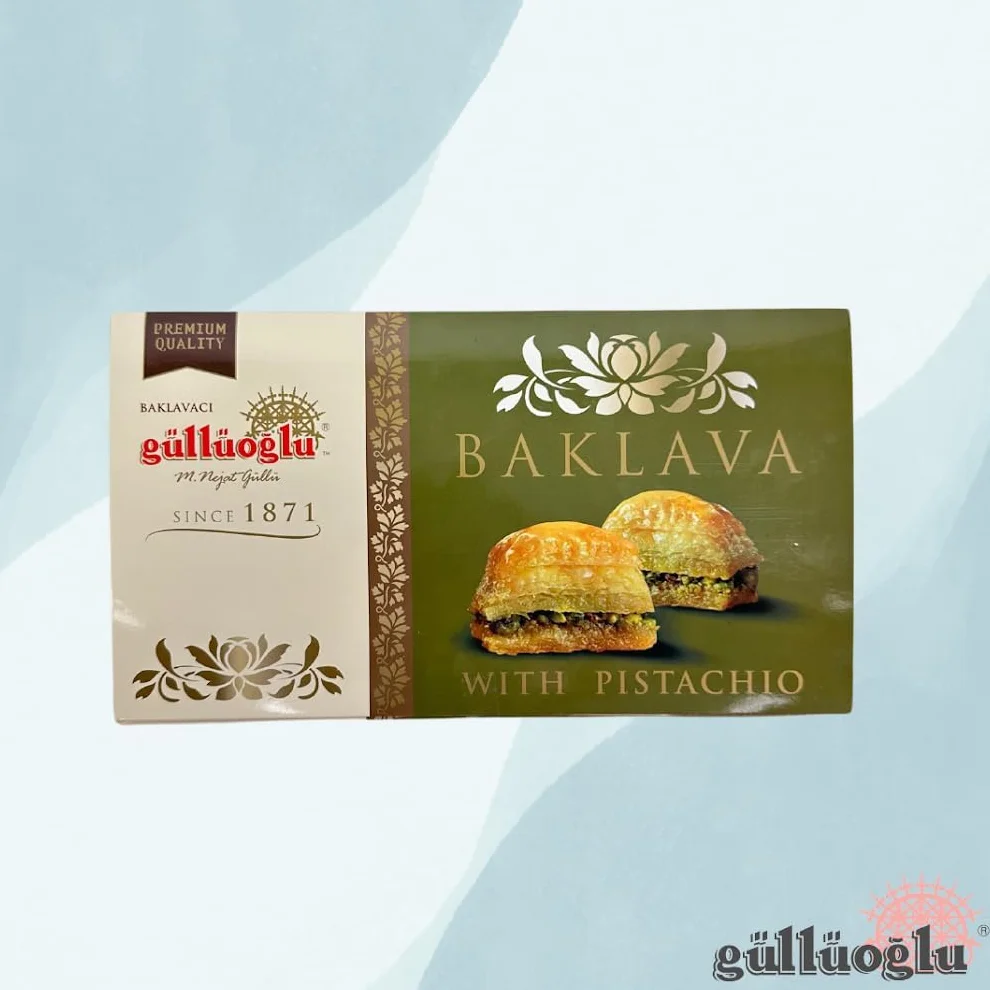 Gulluoglu's Pistachio Baklava 14 pcs 1.1 lb