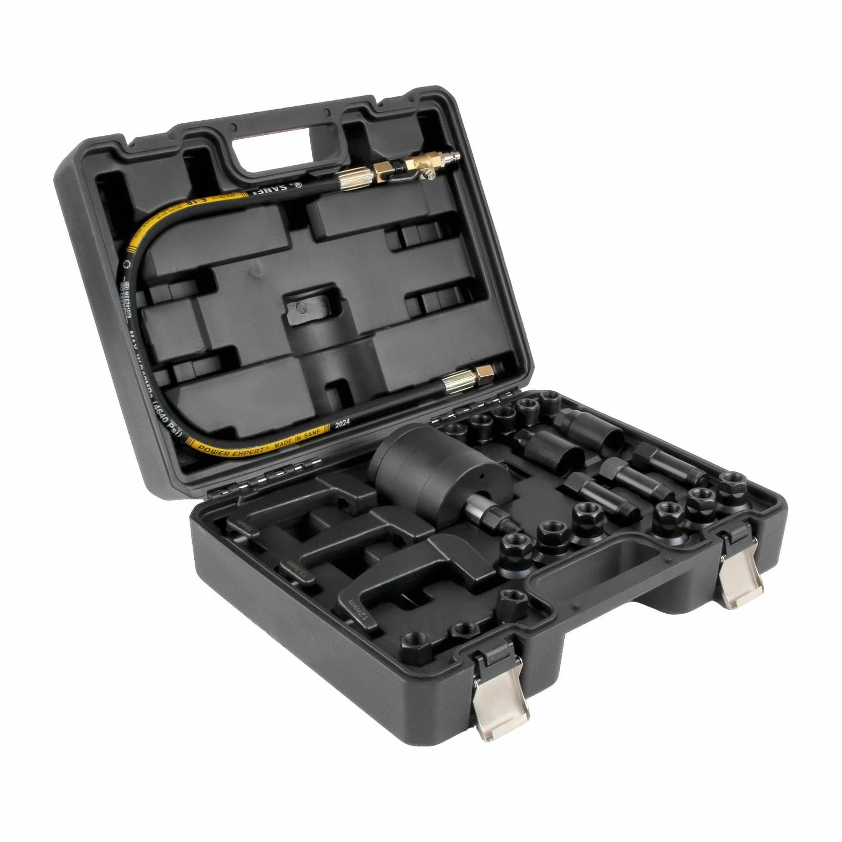 DOCAS 24 Piezas Extractor de Inyectores Diésel,Extractor de inyector neumático con Adaptador
