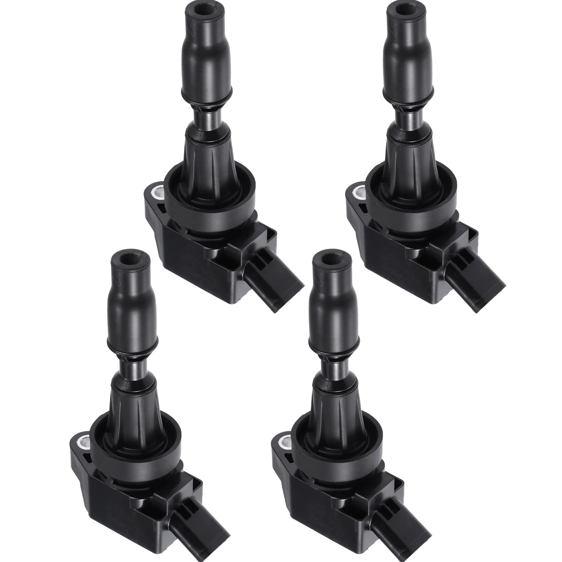 QUARKZMAN 4 Uds Bobinas Encendido Compatibles para Hyundai Elantra L4 1.6L, Negro